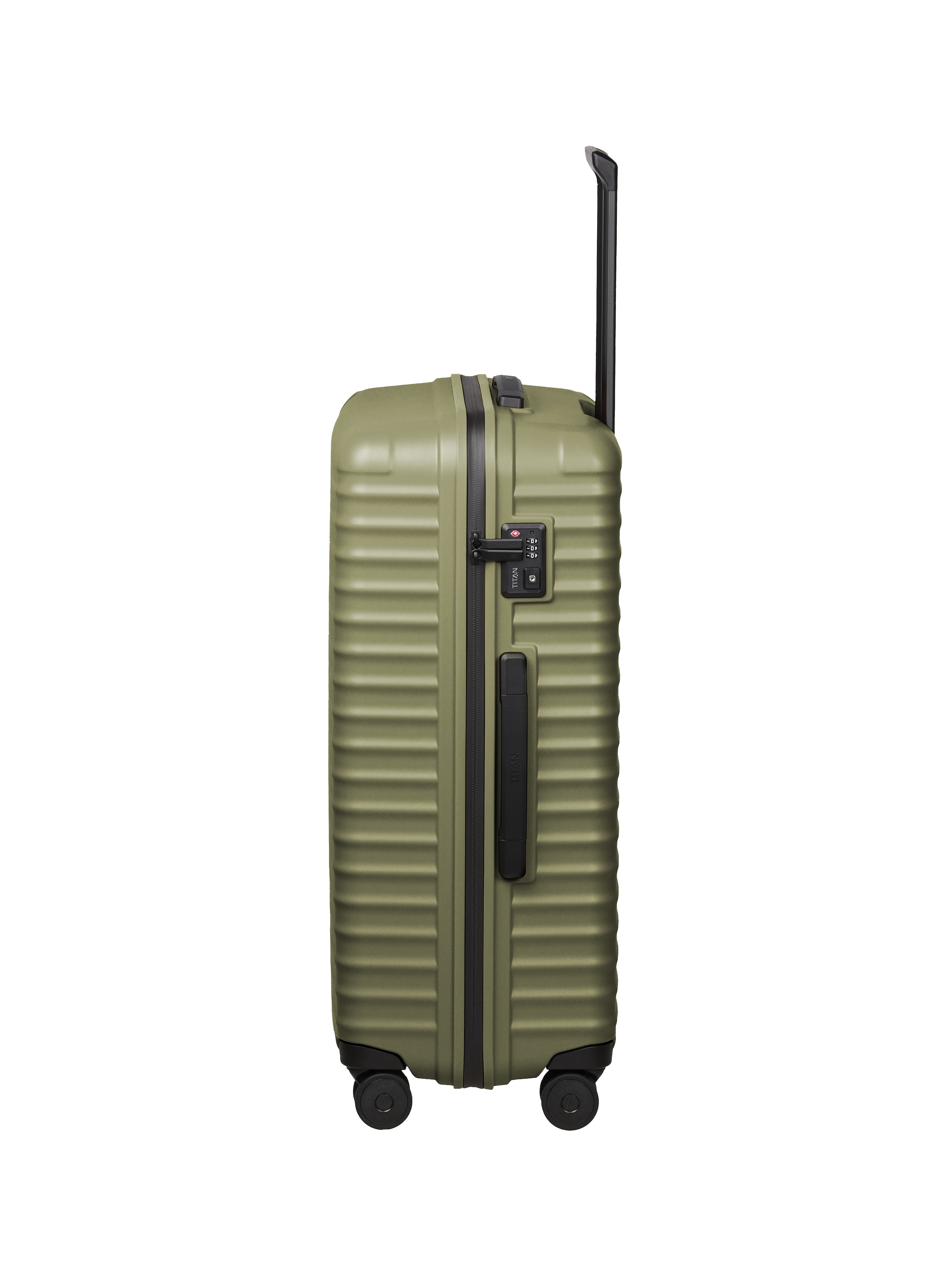 TITAN - Made in Germany Trolley »UPGRADE Koffer Hartschale« 100 litre 4 Rollen avec surface résistante aux rayures et compartimentage intérieur astucieux