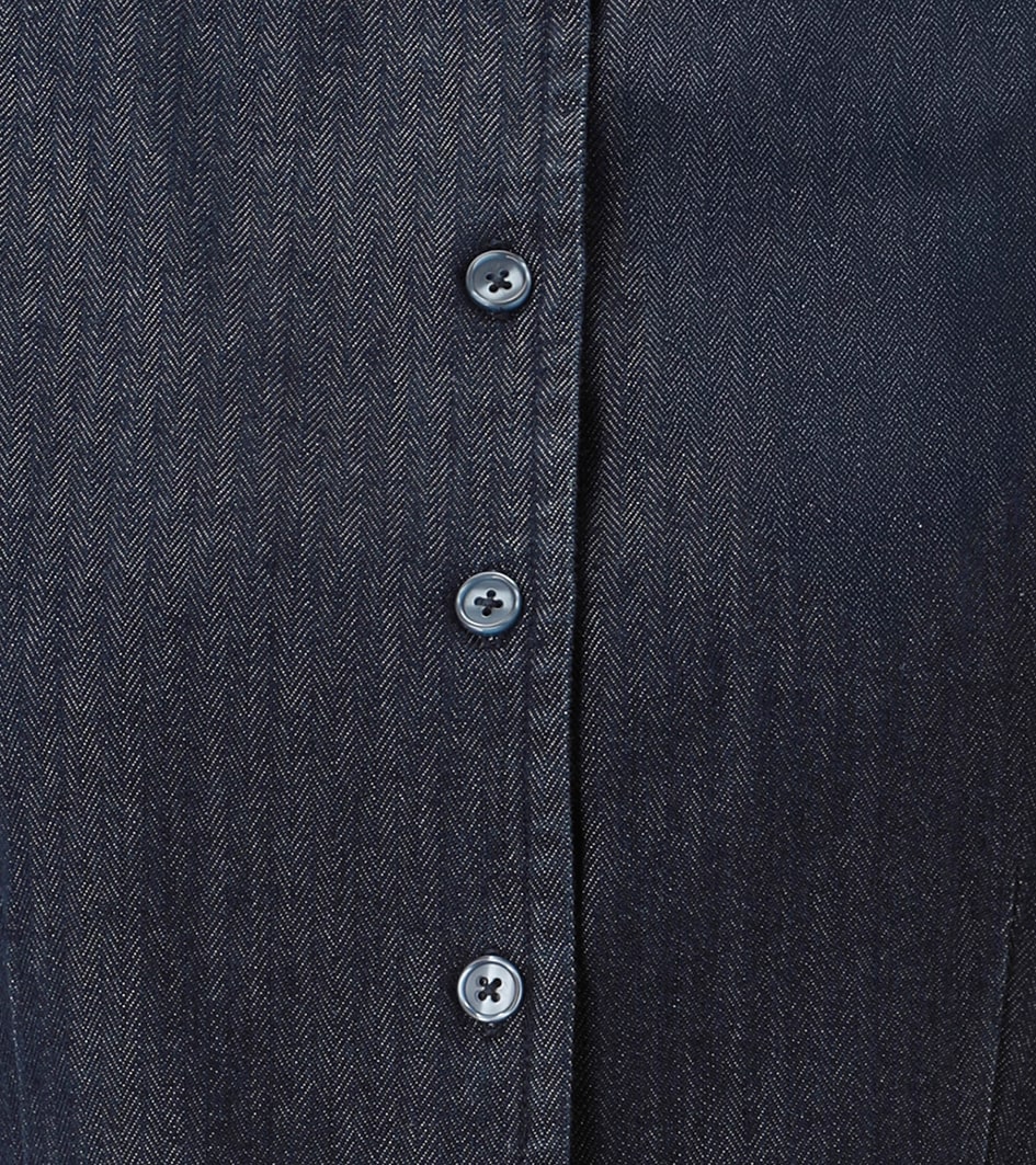 Aniston CASUAL Gilet court en denim structuré et doux - NOUVELLE COLLECTION