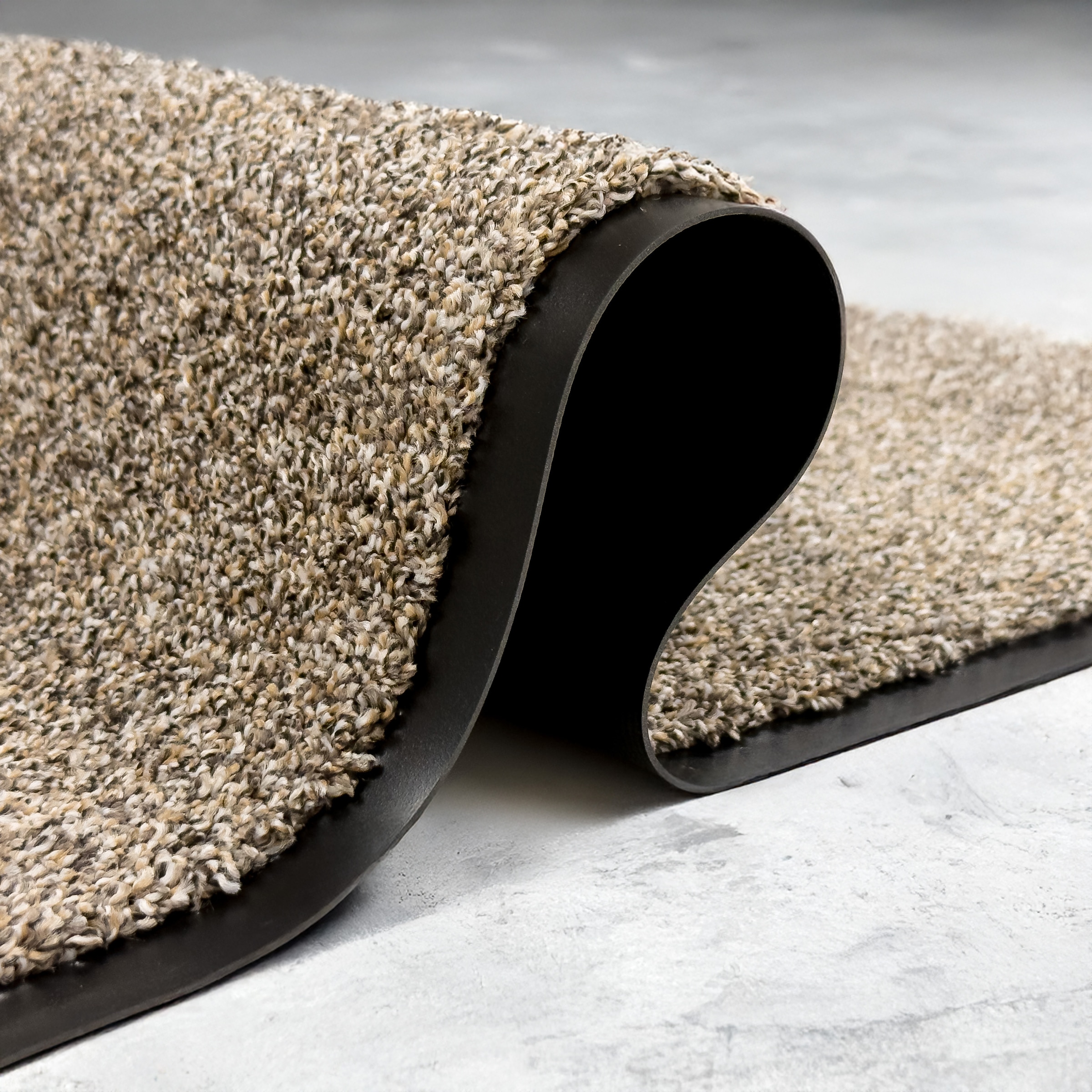 GOODproduct Tapis de sol »Vianne, Schmutzfangmatte Indoor, für Hausflur und Eingangsbereiche« Rectangulaire 10 mm Höhe Eingangsmatte, rutschfeste Unterseite, meliert, waschbar