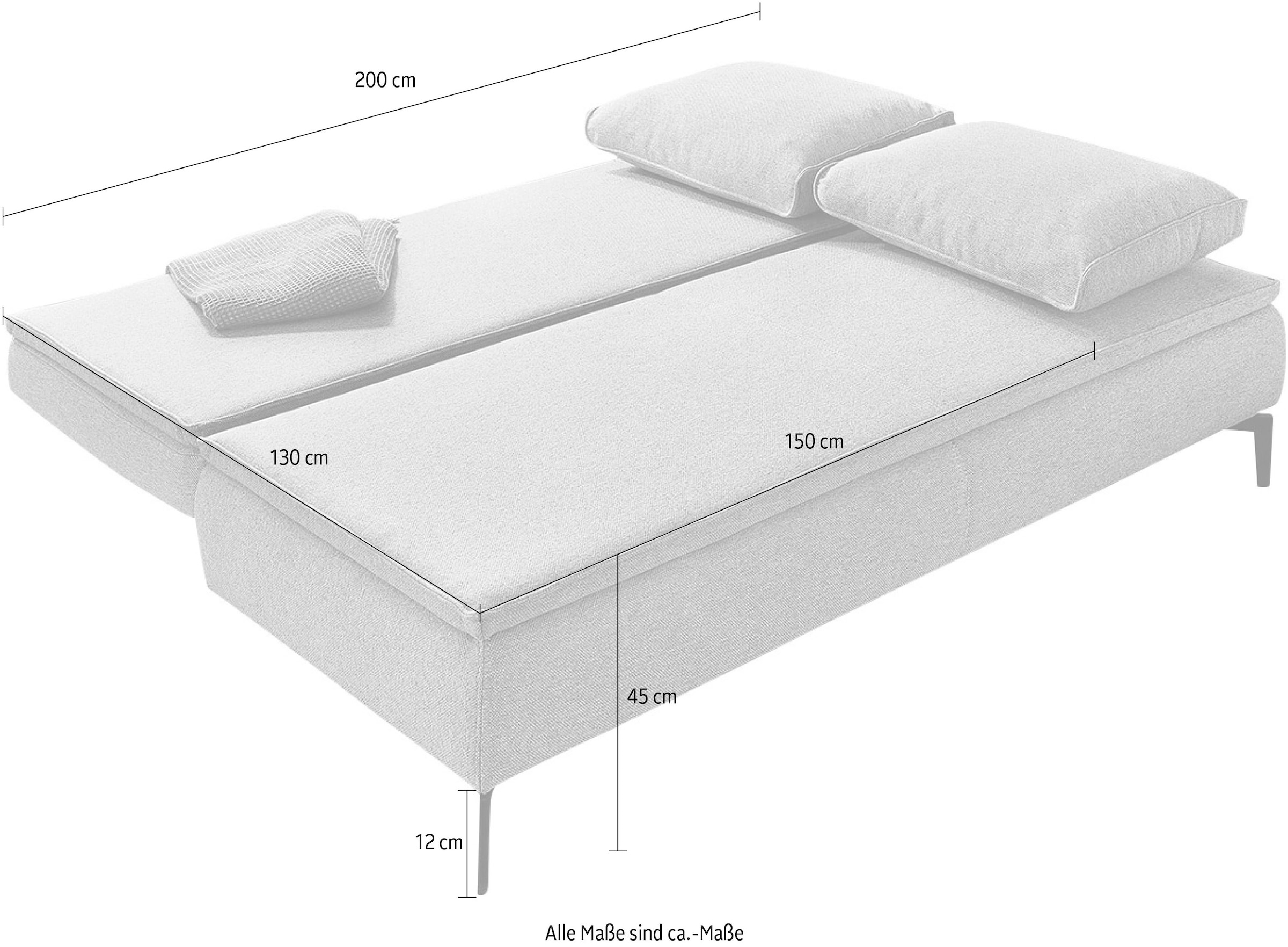 Jockenhöfer Gruppe Schlafsofa »Jonas« als Dauerschläfer geeignet, mit Bettfunktion und Bettkasten, Komfort