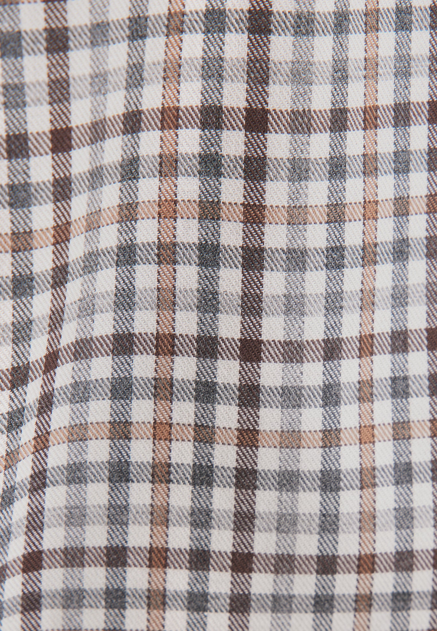 seidensticker Flanellhemd »Schwarze Rose« Slim 1/1 Button-Down-Kragen Karo