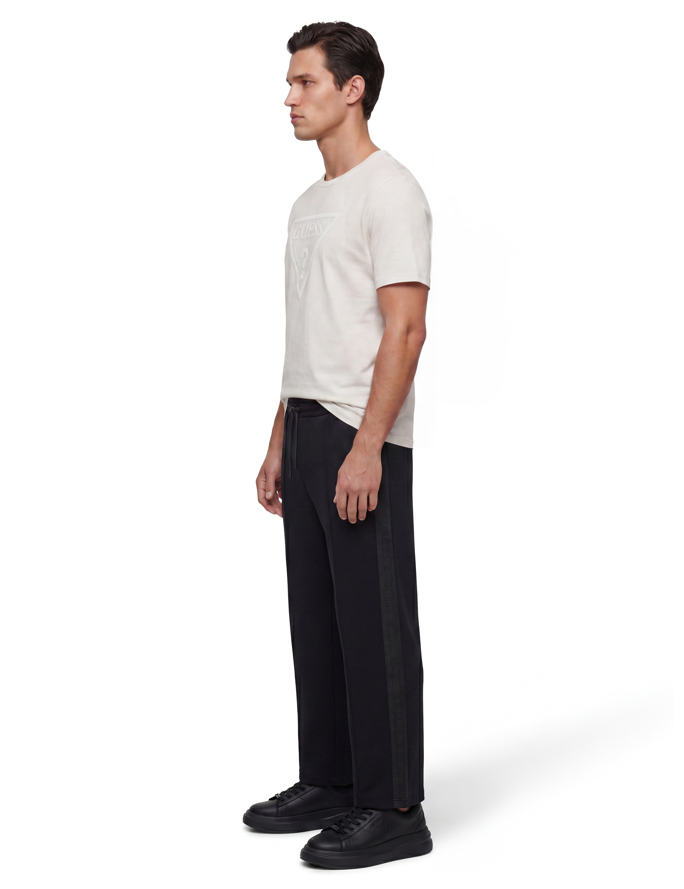 Guess Jogginghose »THOR«  mit seitlichem Logoschriftzug, Regular Fit, Baumwoll-Mix