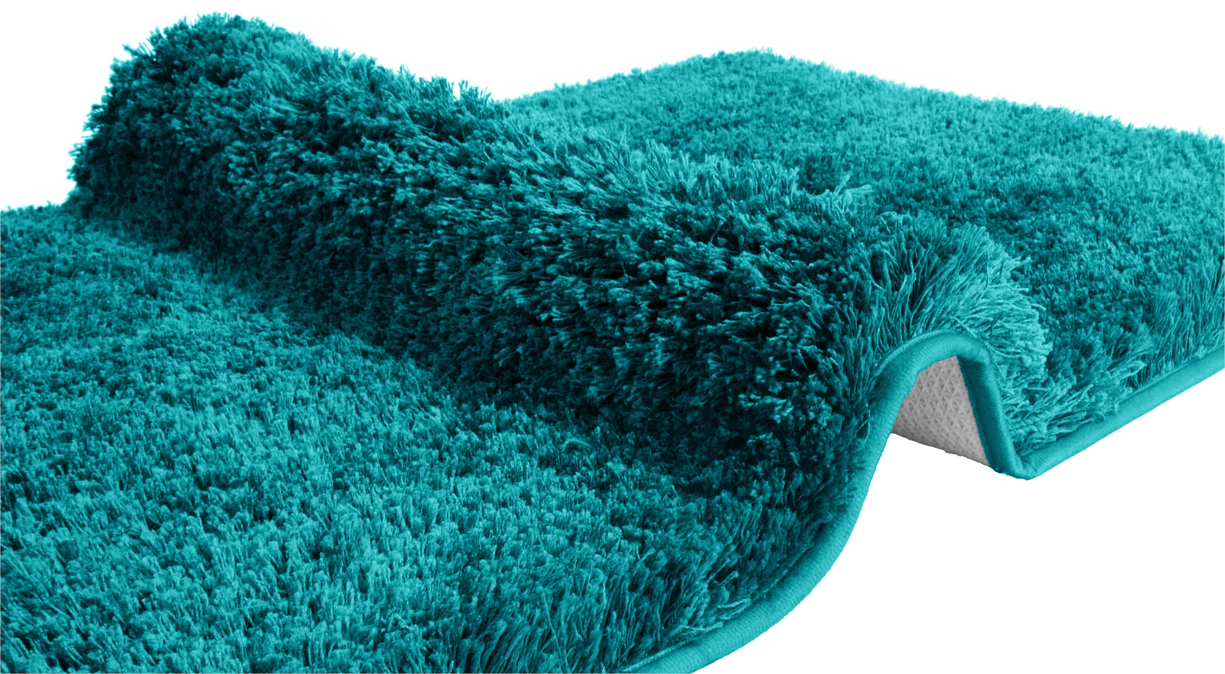 Möve Badematte »Superwuschel, Badvorleger, Badezimmer Teppich« Höhe 40 mm rutschhemmend beschichtet fussbodenheizungsgeeignet | schnell trocknend | strapazierfähig Mikrofaser-Badematte, Badteppich, rechteckig, rund & als 3-tlg. Set
