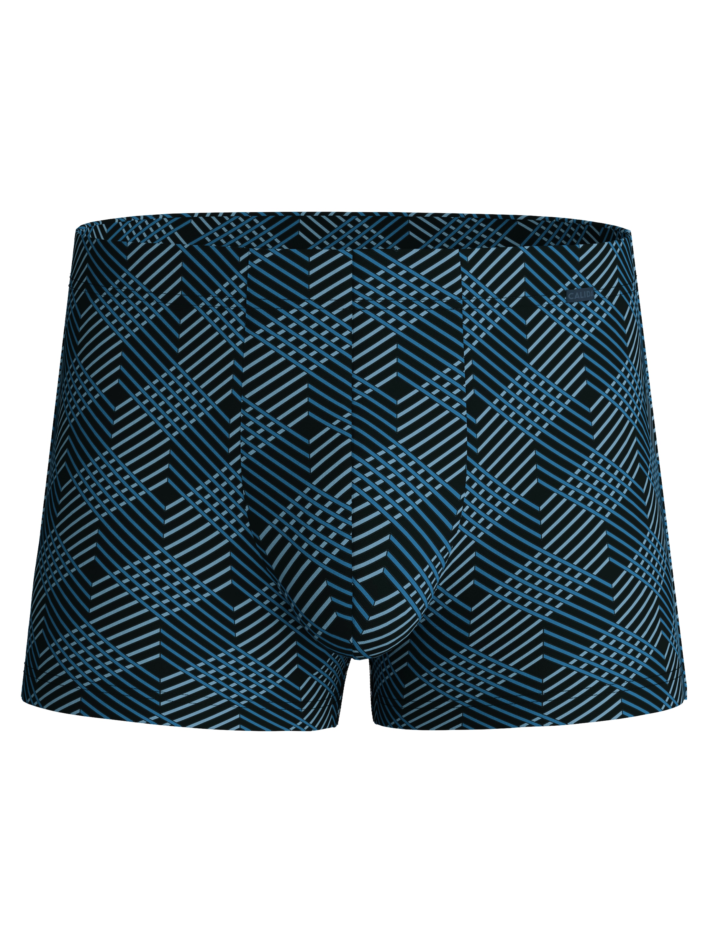 CALIDA Boxershorts »Grafic Cotton« gestreift, ohne Eingriff, überzogenem Bund
