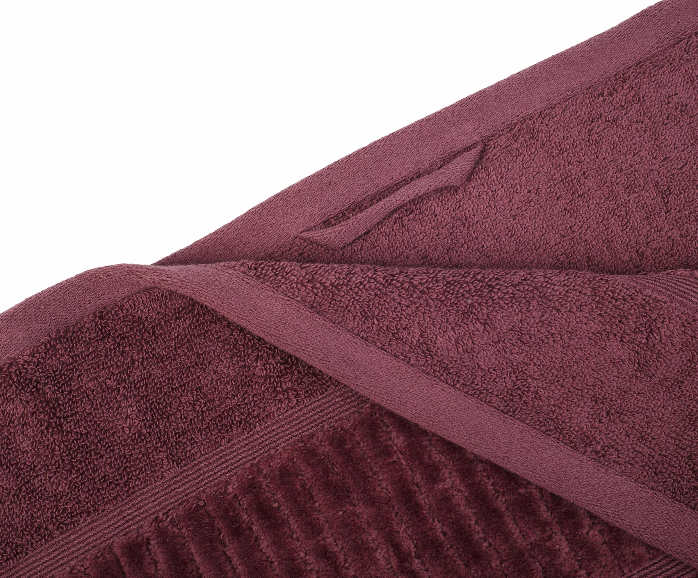 Gözze Badetuch »BIO Frottier« Bio-Baumwolle, Uni-Farben, mit geschorener Bordüre, Pastell Farben