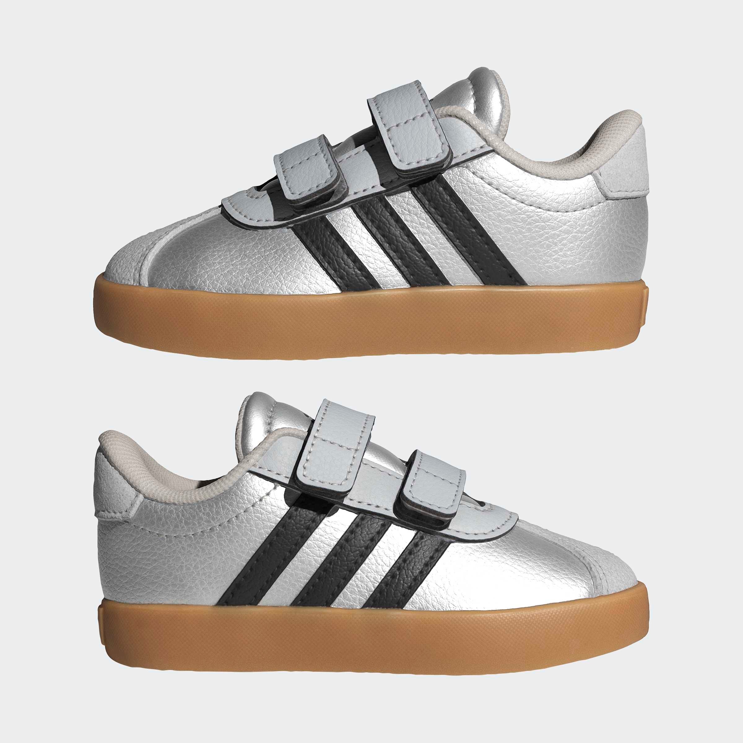 adidas Sportswear Chaussures à scratch »VL COURT 3.0 KIDS«  inspiriert vom Design des adidas samba, für Kinder