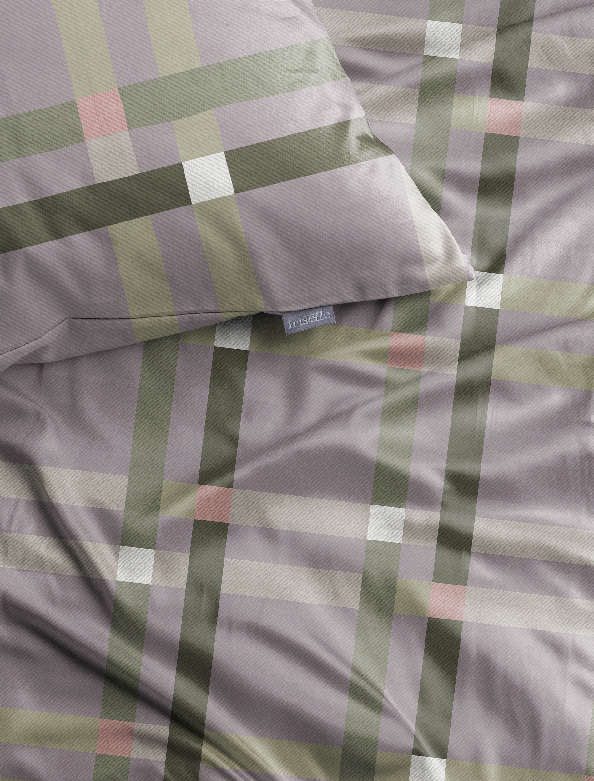 Irisette Linge de lit »Wave 8795« 2 Mako-Satin, anschmiegsam und atmungsaktiv, Ganzjahresqualität