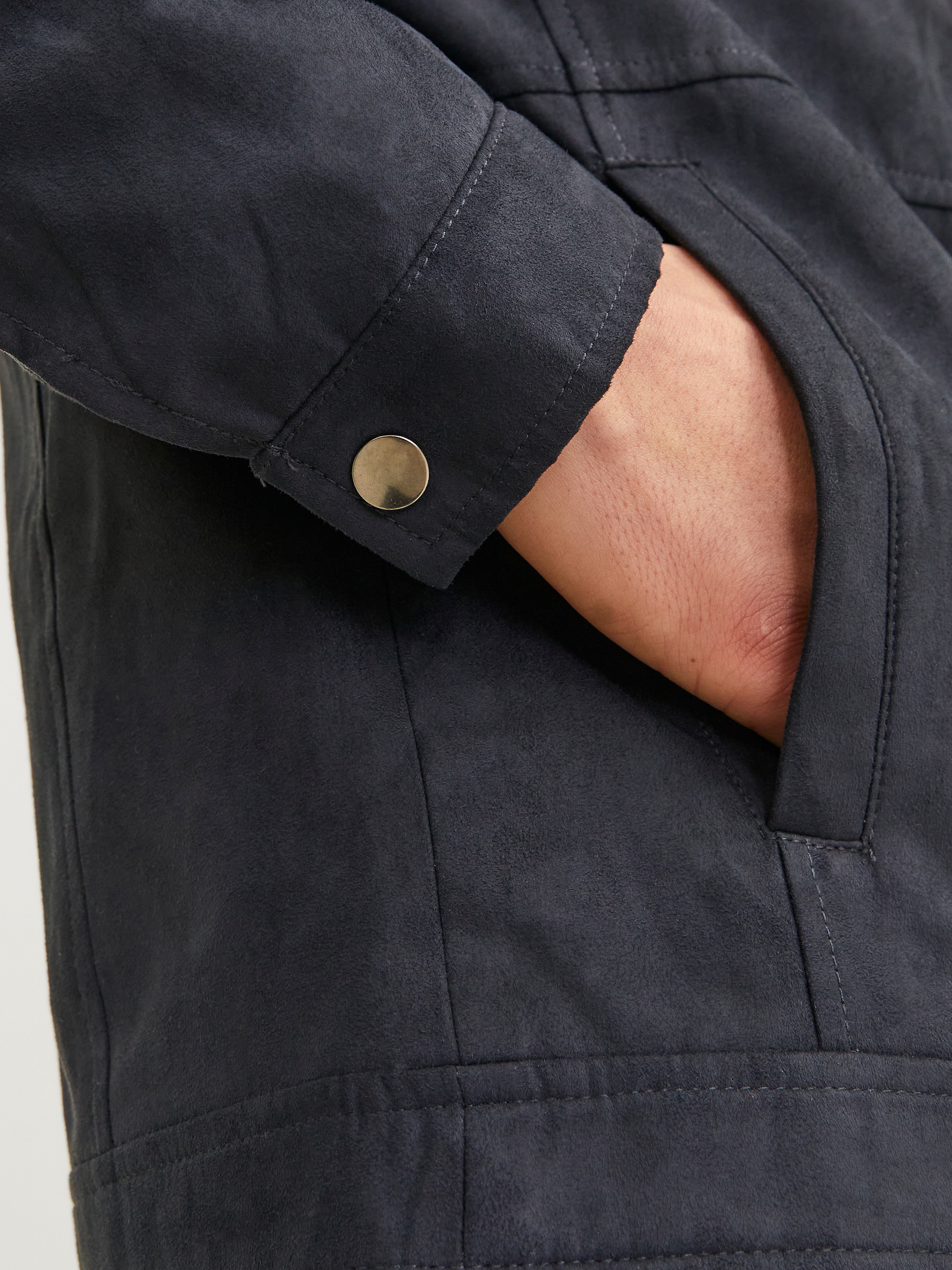 Jack & Jones Veste de motard »JJEDYLAN mit wasserabweisender Funktion« ohne Kapuze unifarben, modisch, regular fit, Polyester