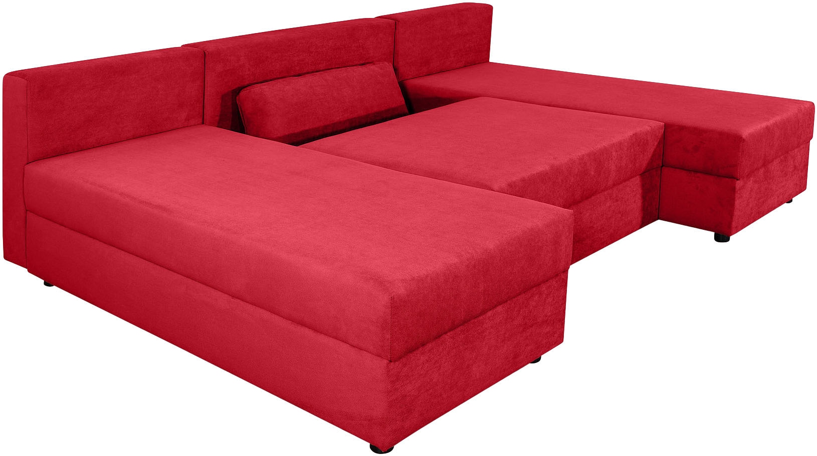 COLLECTION AB Paysage de salon »Pico U-Form« Wohnlandschaft,2 X Ottomane,Polyätherschaum Polsterung