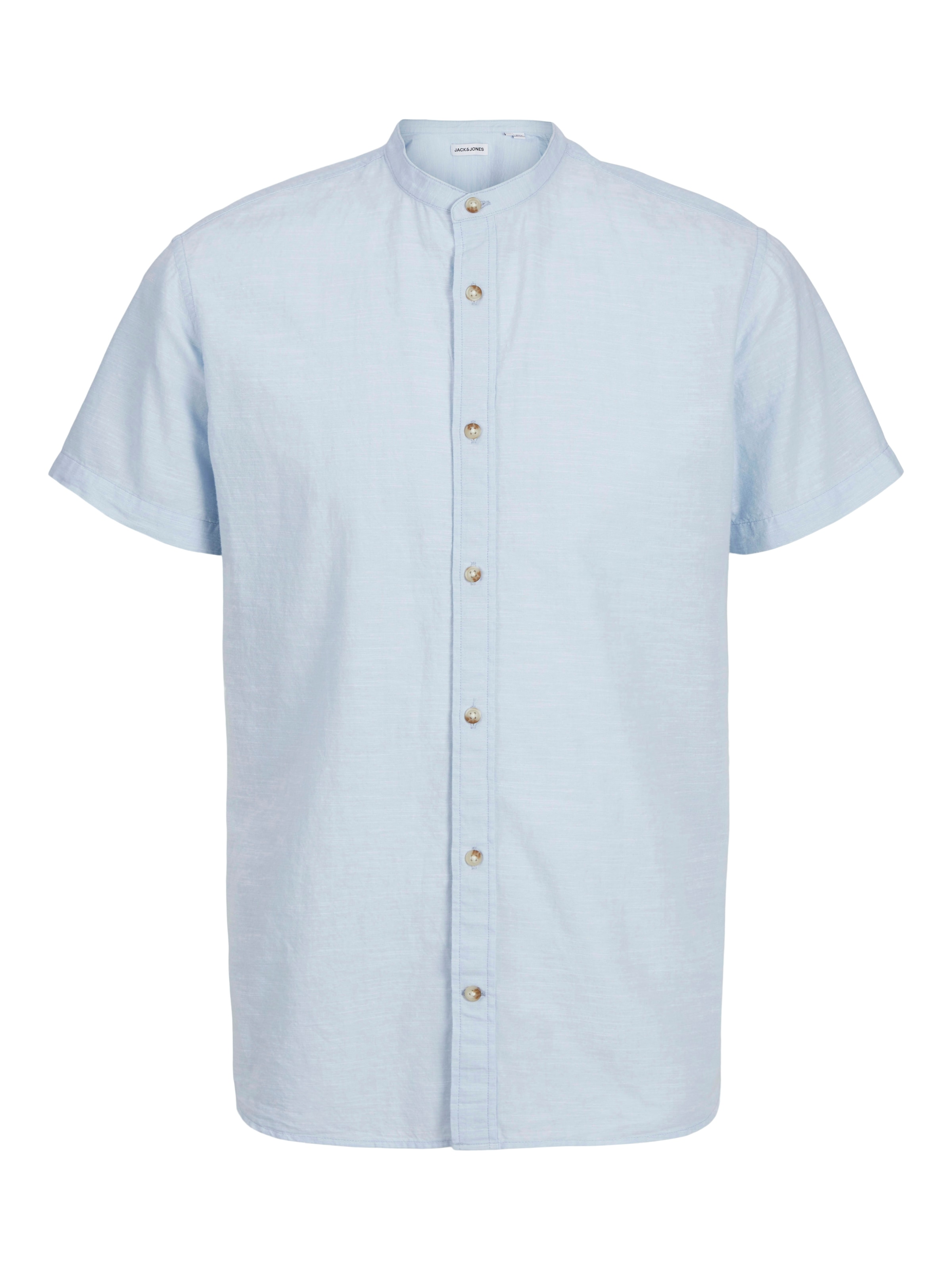 Jack & Jones Kurzarmhemd »JJESUMMER BAND SHIRT SS SN« mit Bandkragen