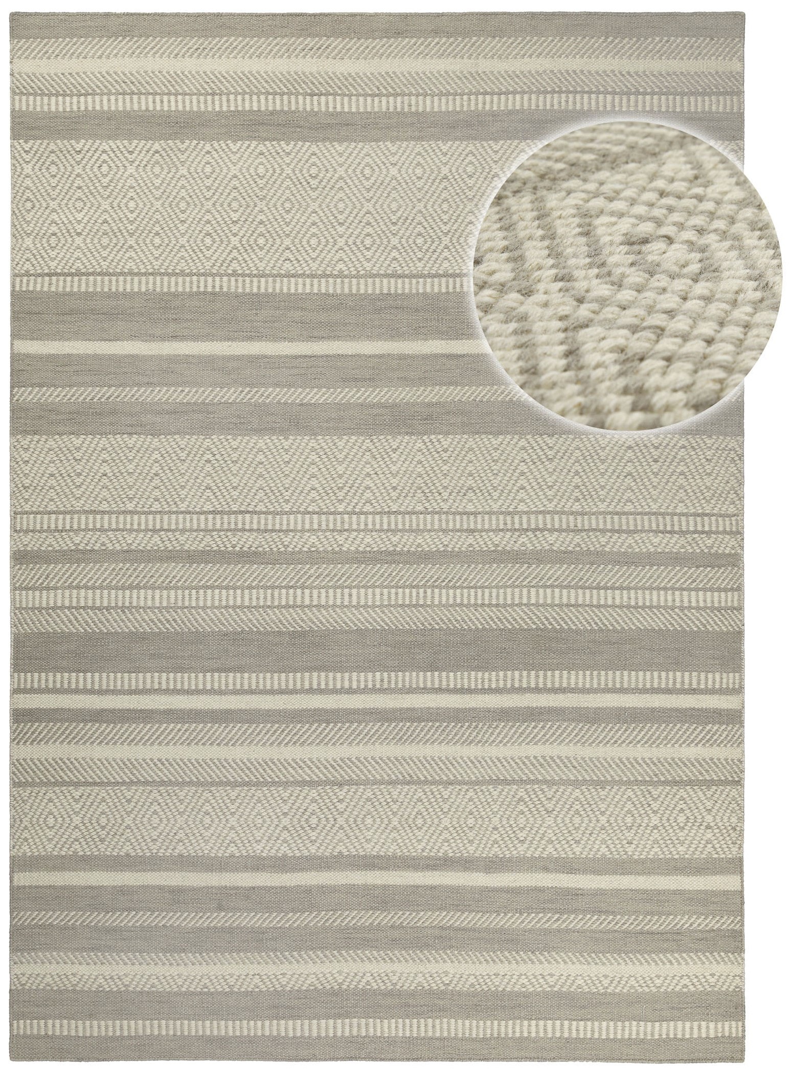 GOODproduct Teppich »Niamh« rechteckig 6 mm Höhe Flachgewebe, Kelim, Wolle, geometrisches Muster, Wohnzimmer