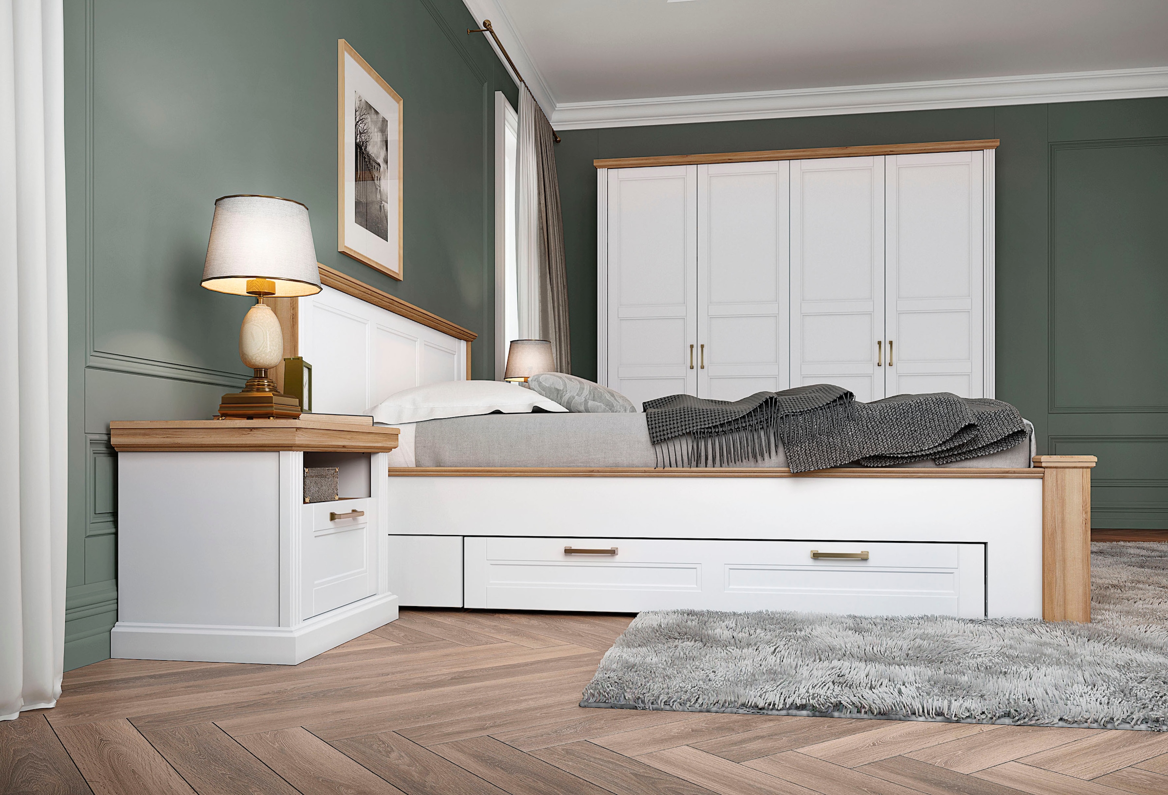 GOODproduct Tiroir de lit »Tara« pour lits Tara, sur roulettes