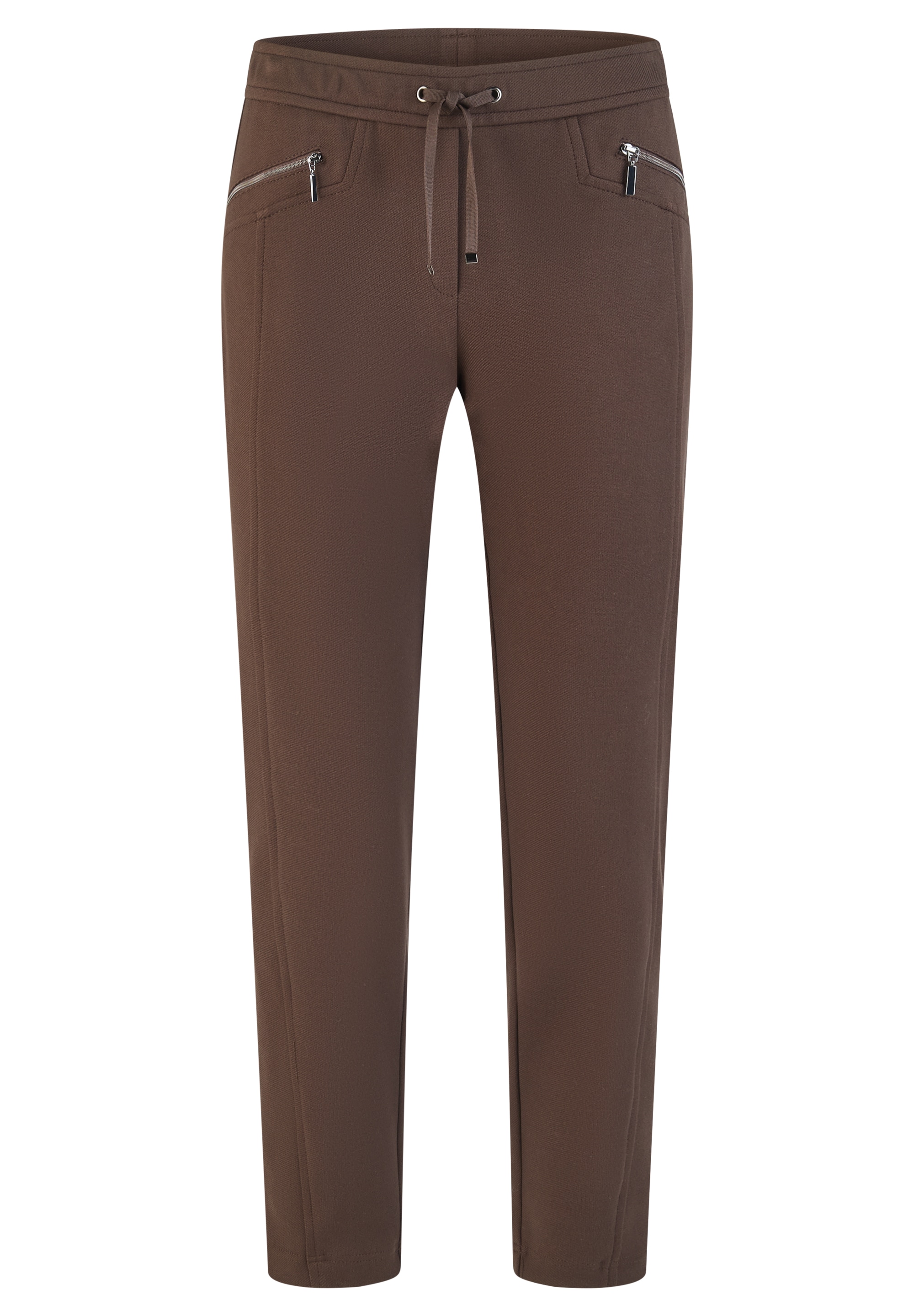 Rabe Pantalon en tissu  avec taille élastique et cordon / viscose stretch