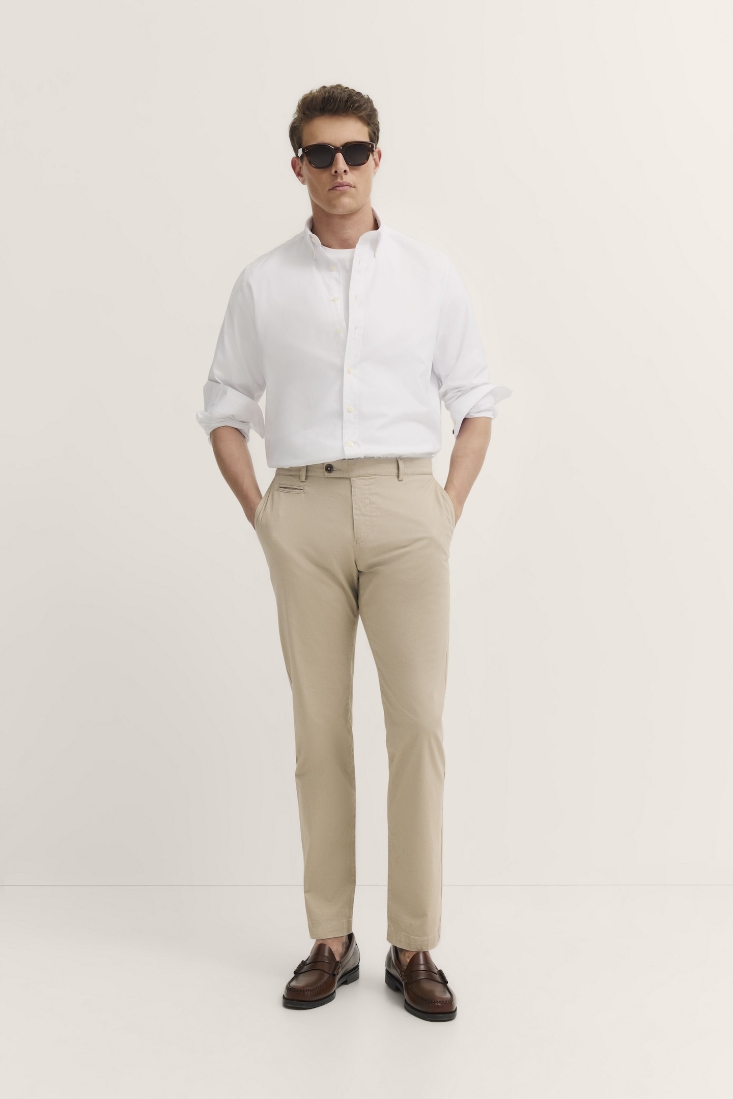 bugatti Chinos  mit Stretchfunktion