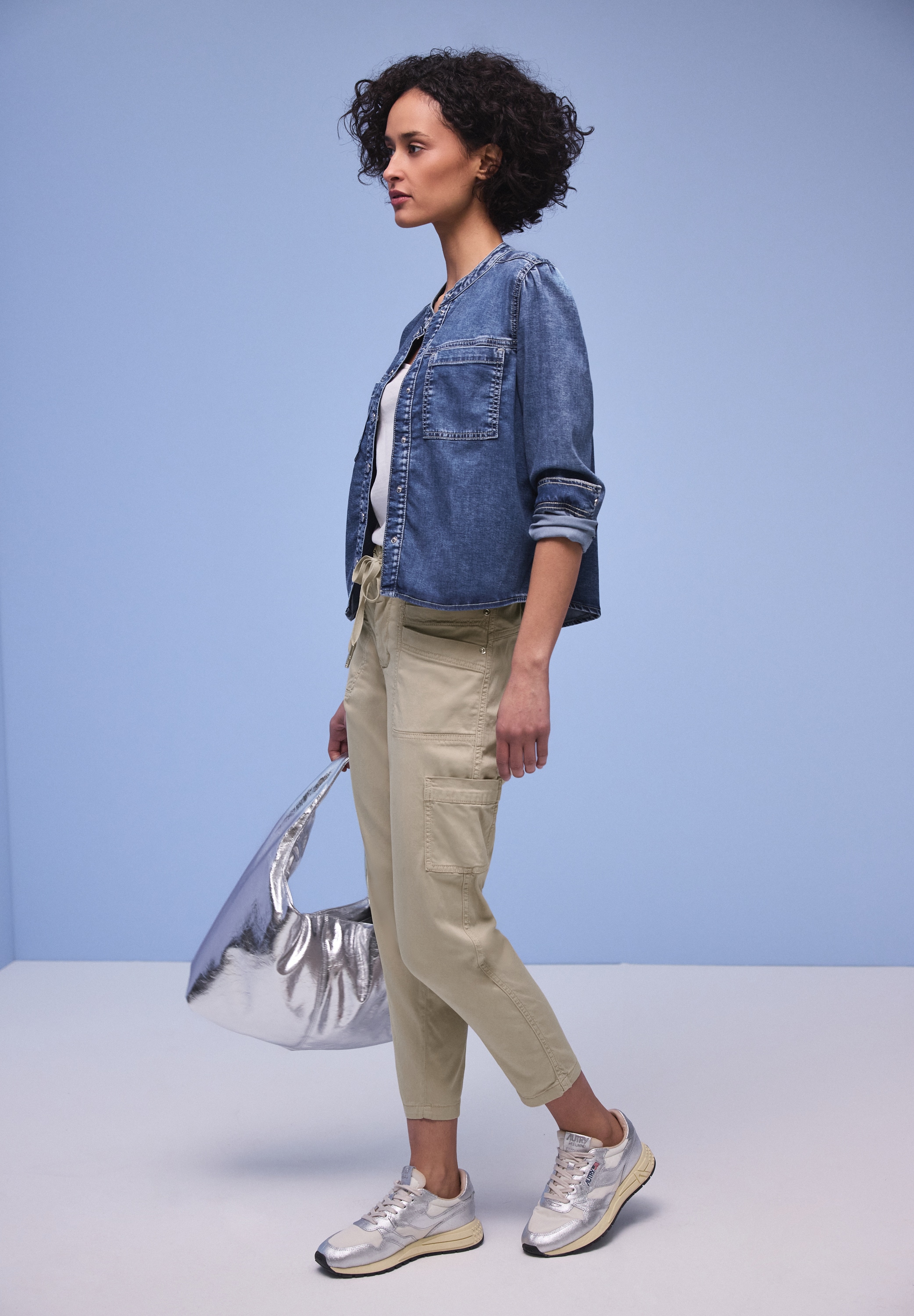 STREET ONE Pantalon de jogging »Style Bonny«  mit Cargo-Taschen und Kordelzug