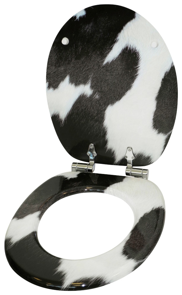 Sanilo Siège de WC »Kuhflecken« mit Absenkautomatik