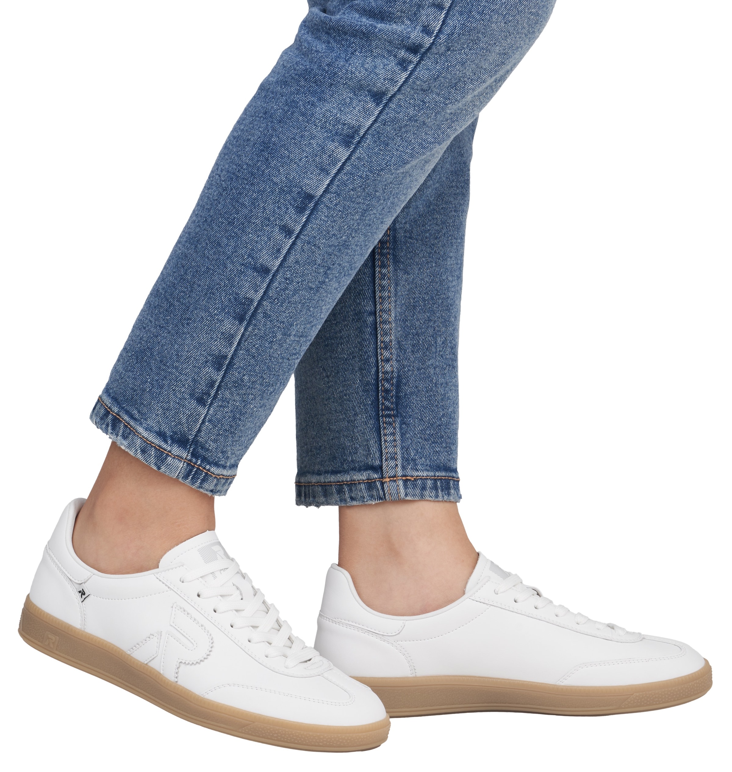 RIEKER Sport Sneakers »San Diego Swing2GO«  Retro-Sneaker, Freizeitschuh, Halbschuh mit herausnehmbarem Fussbett