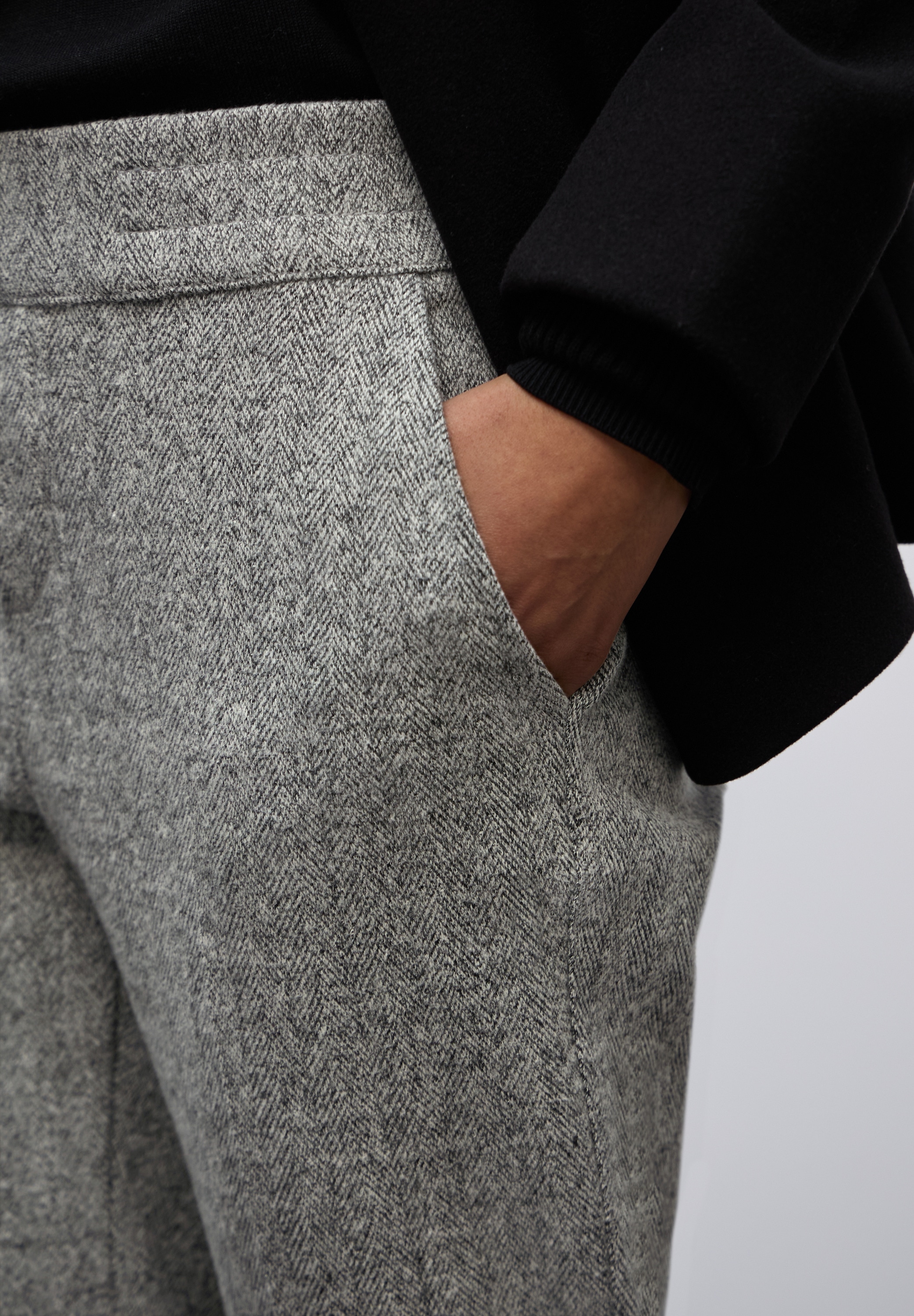 STREET ONE Pantalon en tissu »Style Bonny«  mit elastischem Bund