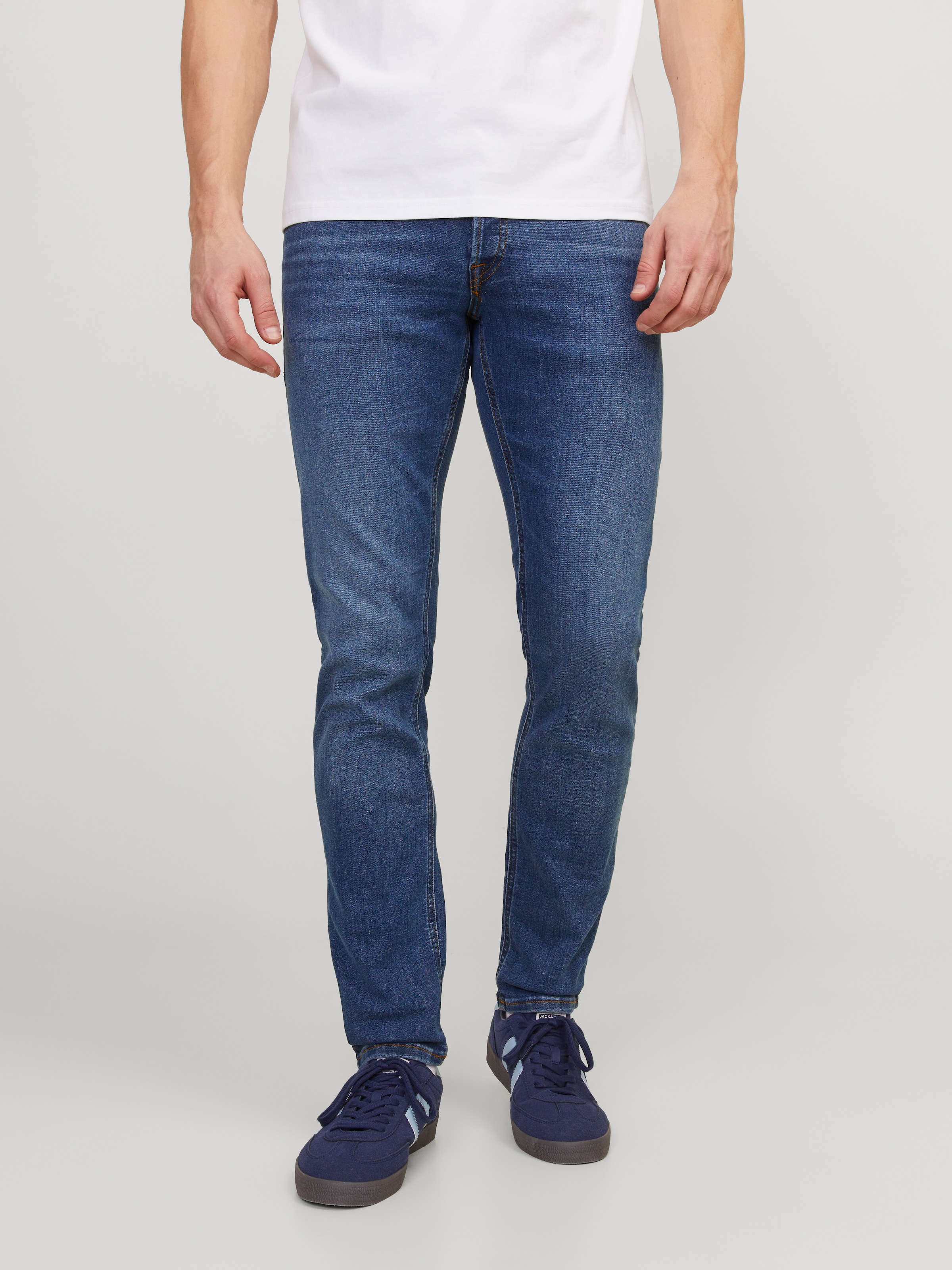 Jack & Jones Slim-fit-Jeans »JJIGLENN  Slim-Fit mit Stretch und praktischer 5-Pocket-Form« Baumwollmischung, slim fit