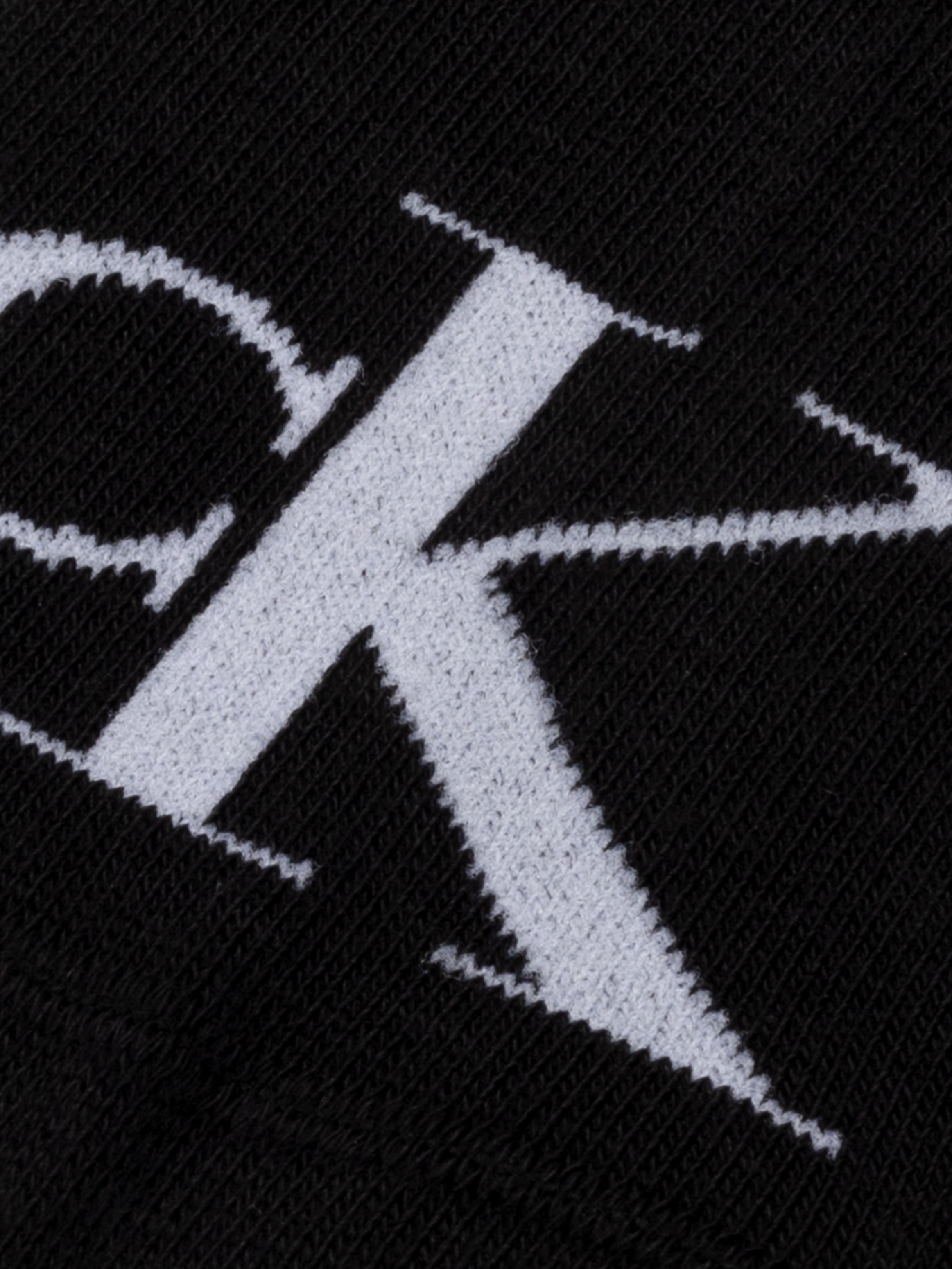 Calvin Klein Jeans Chaussettes de baskets »CKJ WOMEN SNEAKER MONOGRAM« 2 paires,  bords côtelés, broderie logo devant