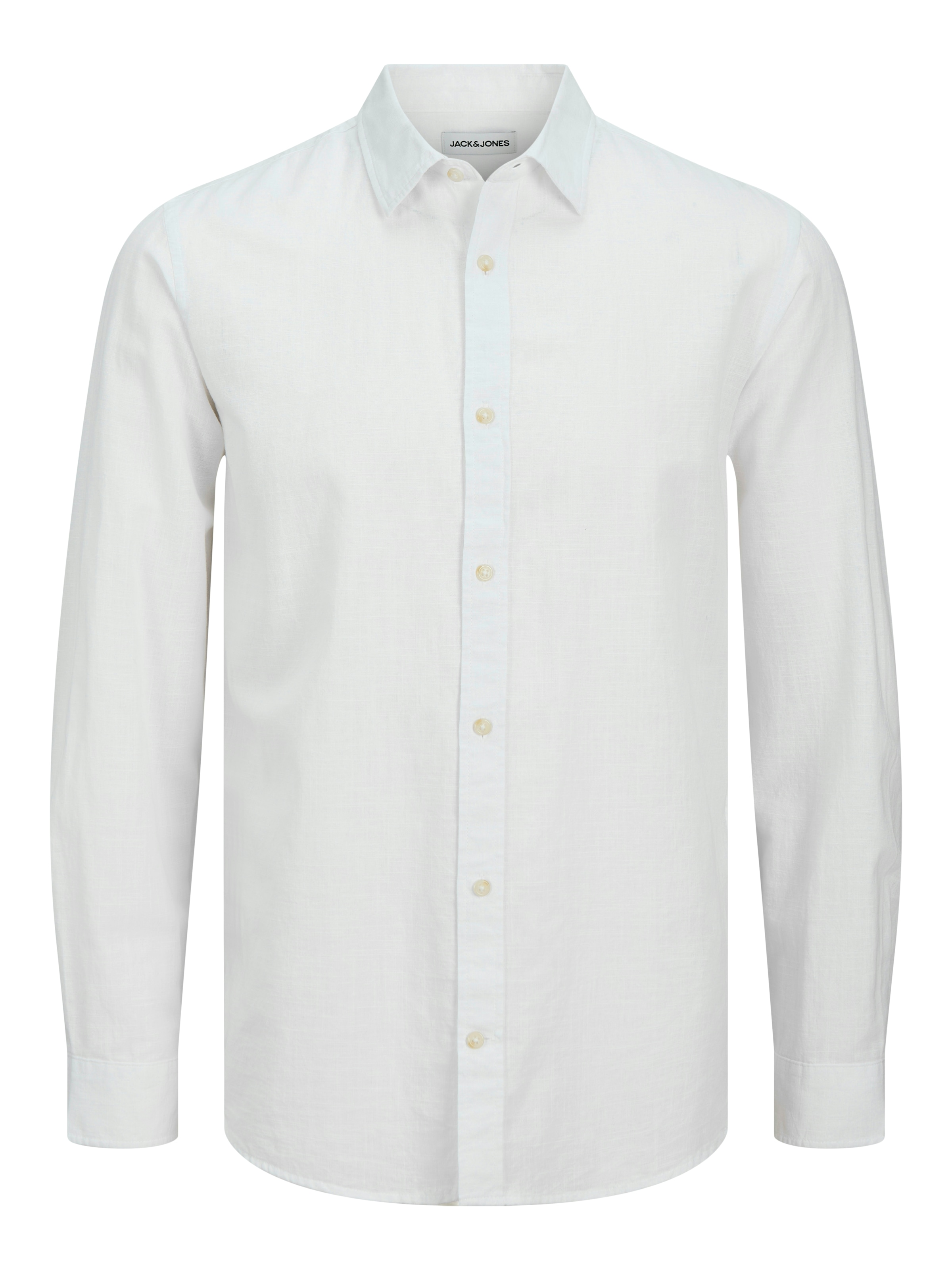 Jack & Jones Langarmhemd »JJESUMMER SHIRT LS SN« mit Hemdkragen