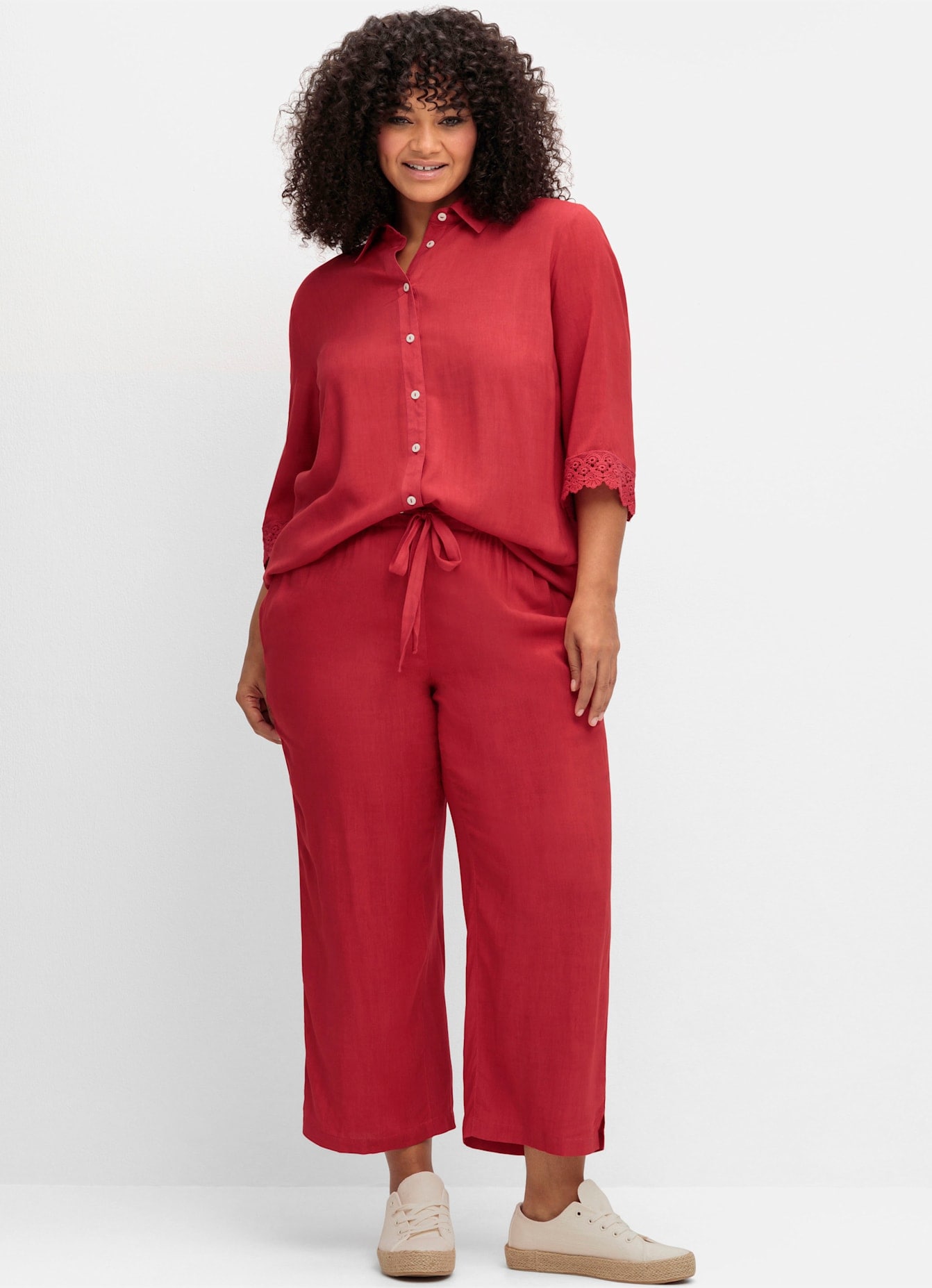Sheego Pantalon à enfiler
