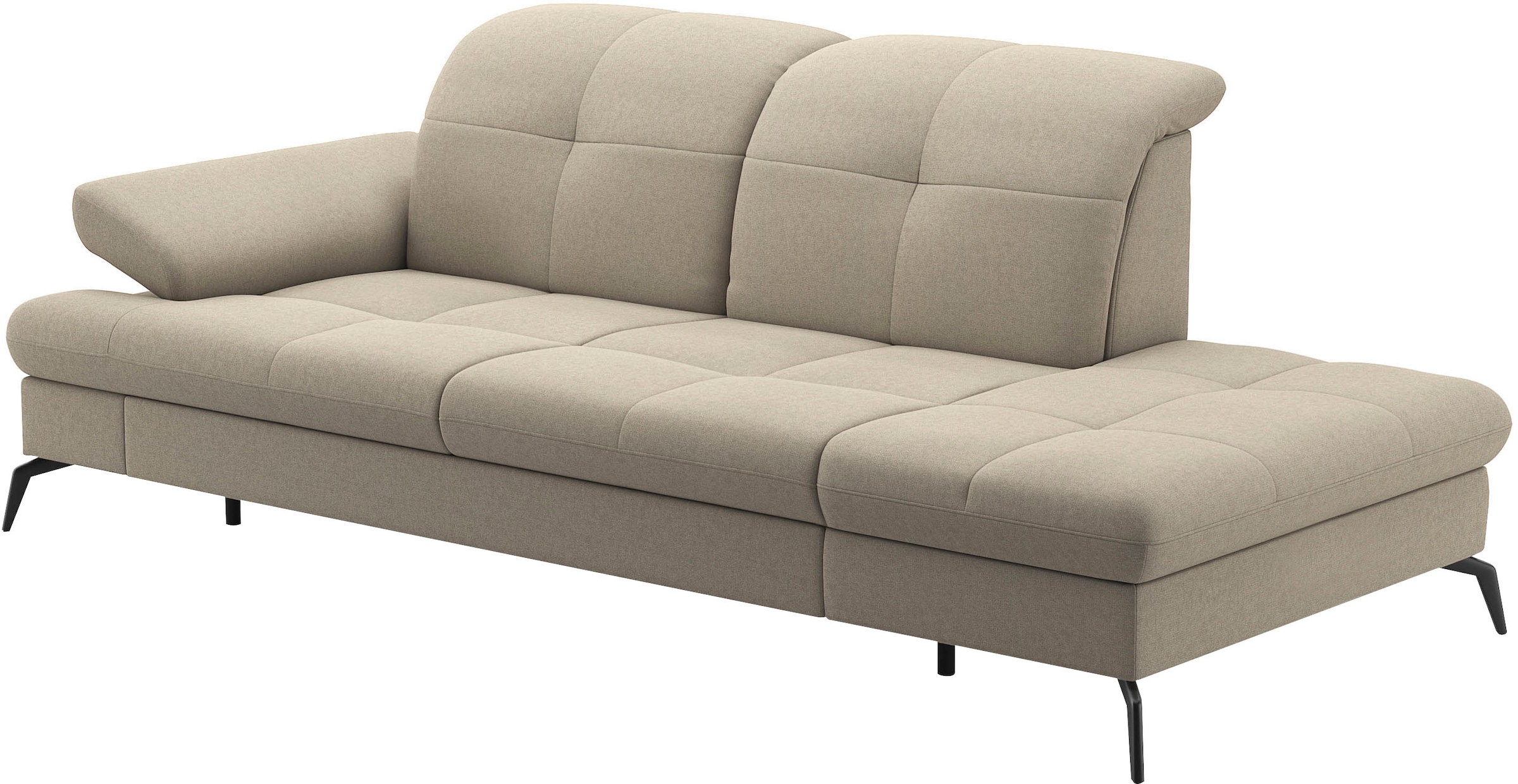 sit&more Récamière »Amica, inkl. Sitztiefenverstellung und Armteilverstellung« wahlweise mit Kopfteilverstellung und Stauraum