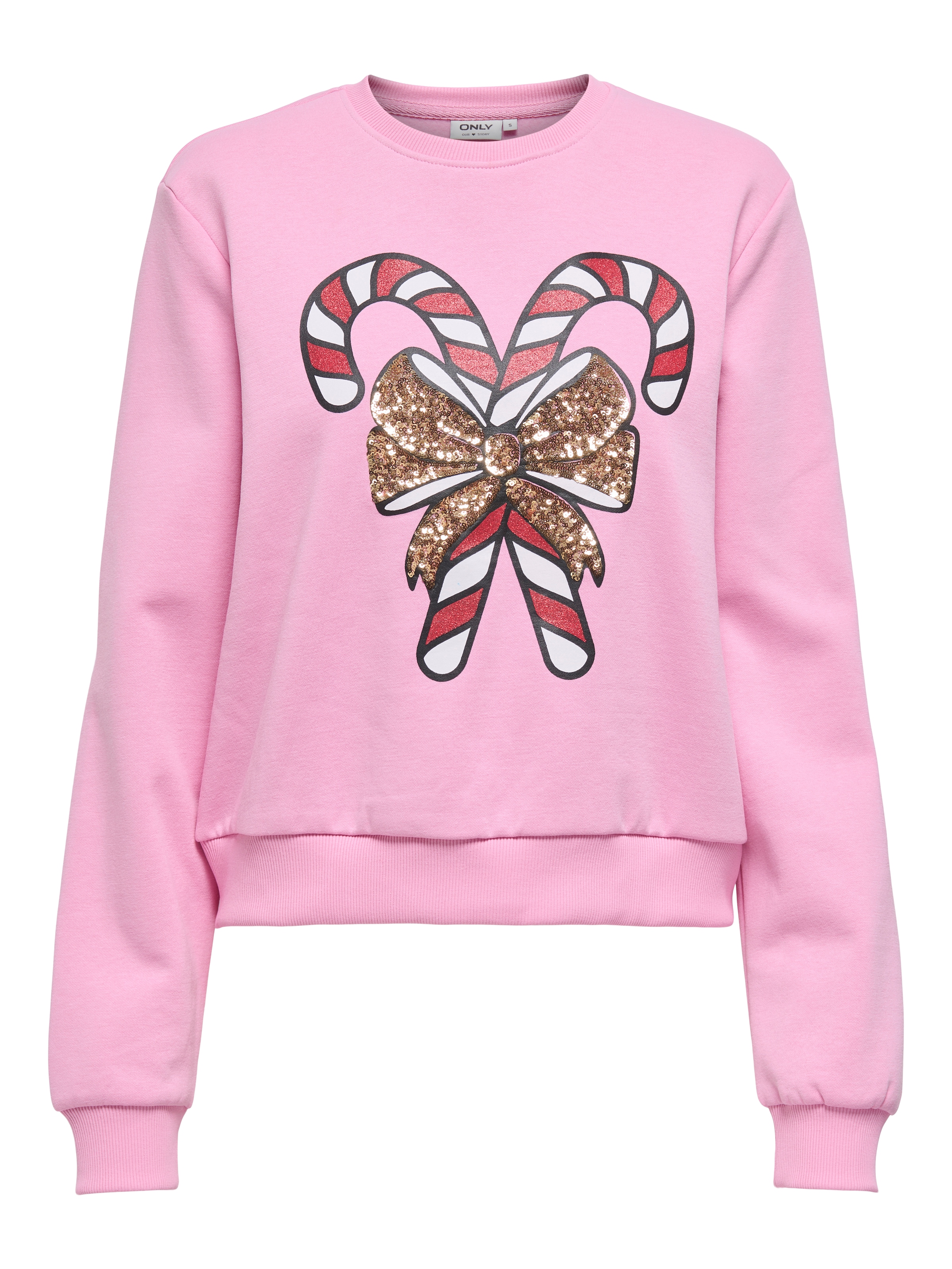 ONLY Sweat-shirt de Noël »ONLYDA XMAS L/S O-NECK BOX SWT«, mit verschiedenen Weihnachtsmotiven
