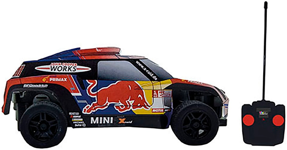 Happy People RC-Buggy »Mini Cooper JCW X-Raid Red Bull« mit Fernbedienung