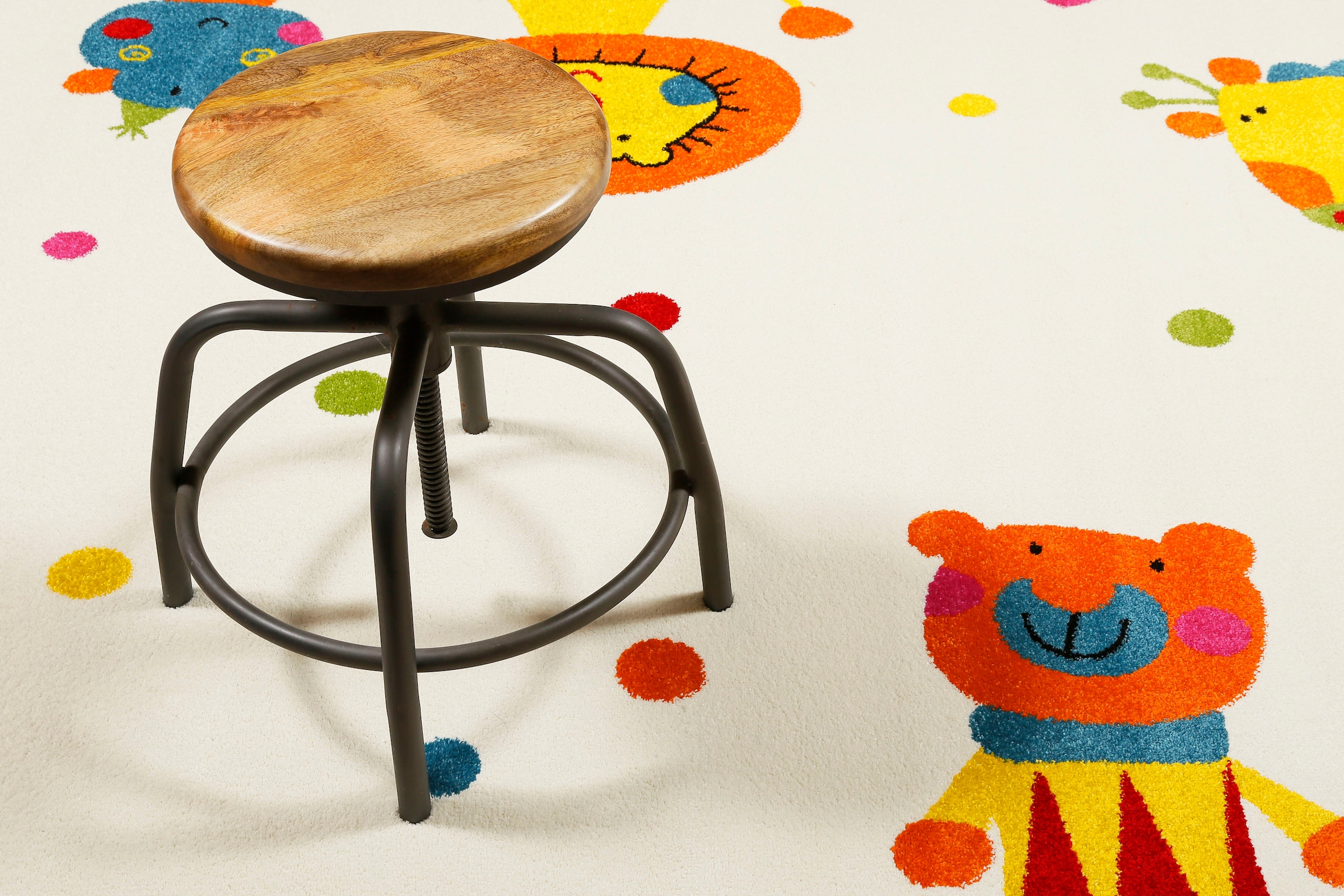 Sigikid Kinderteppich »Animal Festival« rechteckig 13 mm Höhe