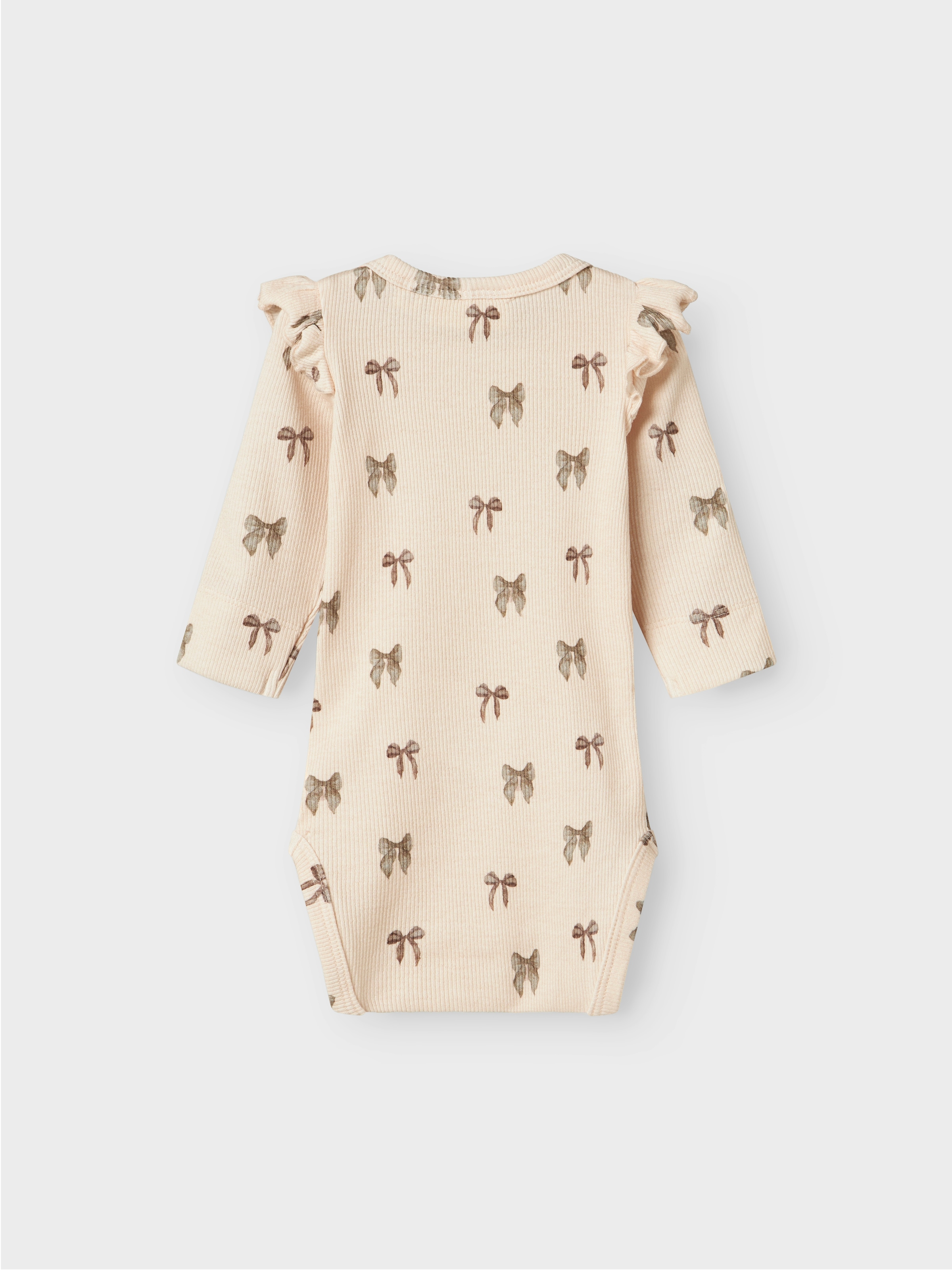 Lil' Atelier Body à manches longues »NBFGAVO EKO LS SLIM BODY LIL NOOS« mit Rüschen, weiche Jerseyqualität