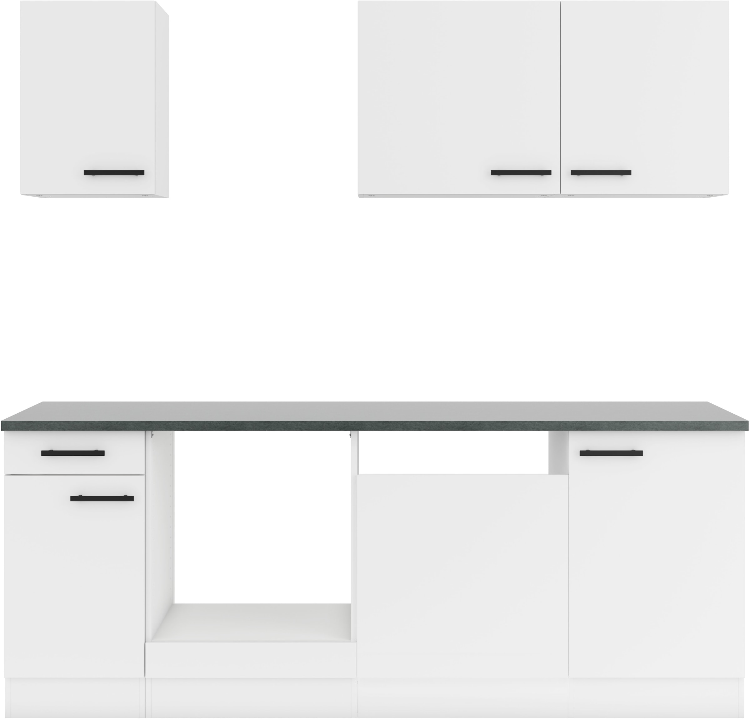 OPTIFIT Kitchenette »Palma« Breite 210 cm, wahlweise mit E-Geräten, seitenverkehrt stellbar
