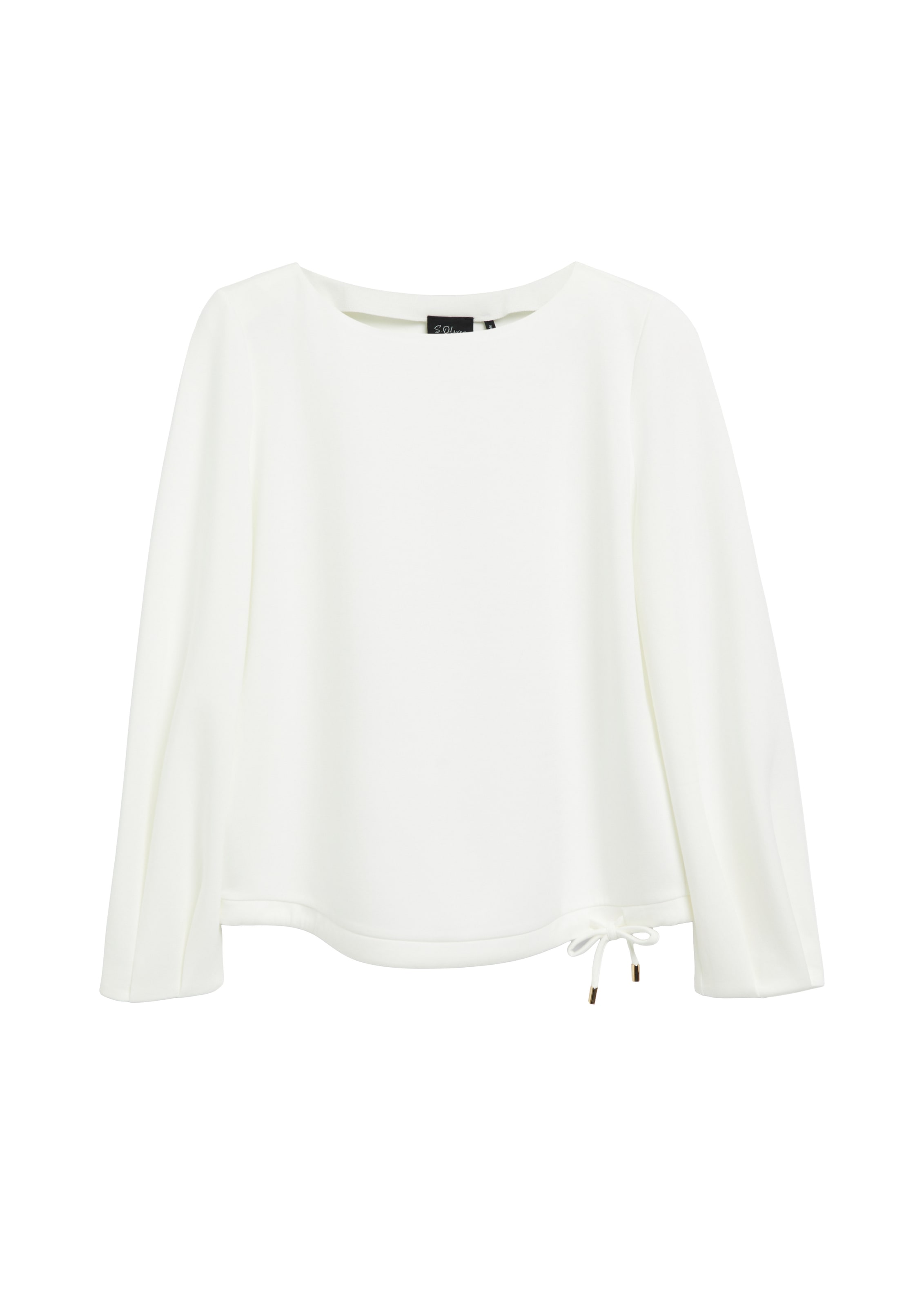 s.Oliver BLACK LABEL Pull , avec lien à l'ourlet et en viscose

