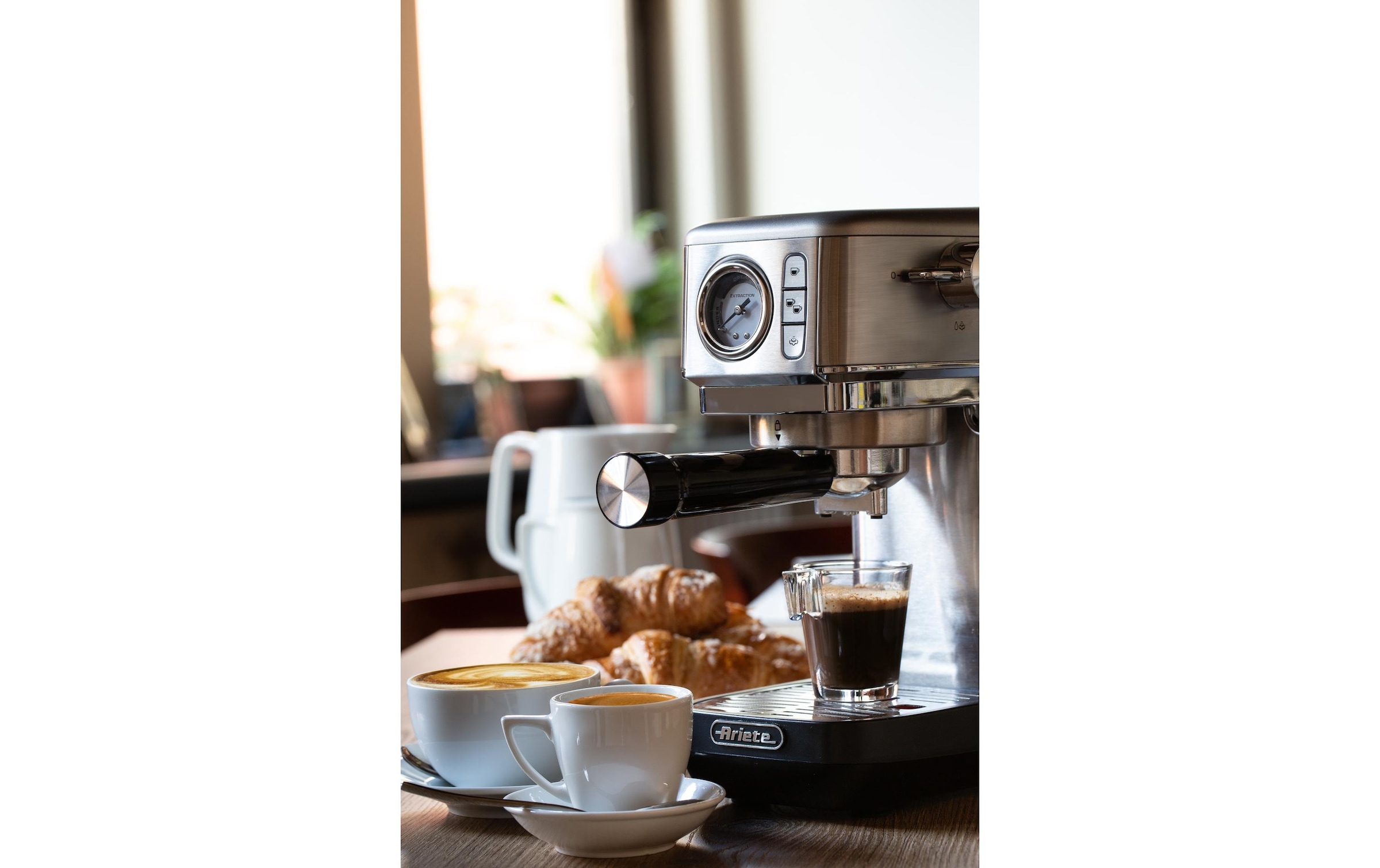   Machine à café à porte-filtre »ARI-1381« Leistungsaufnahme Betrieb: 1300W