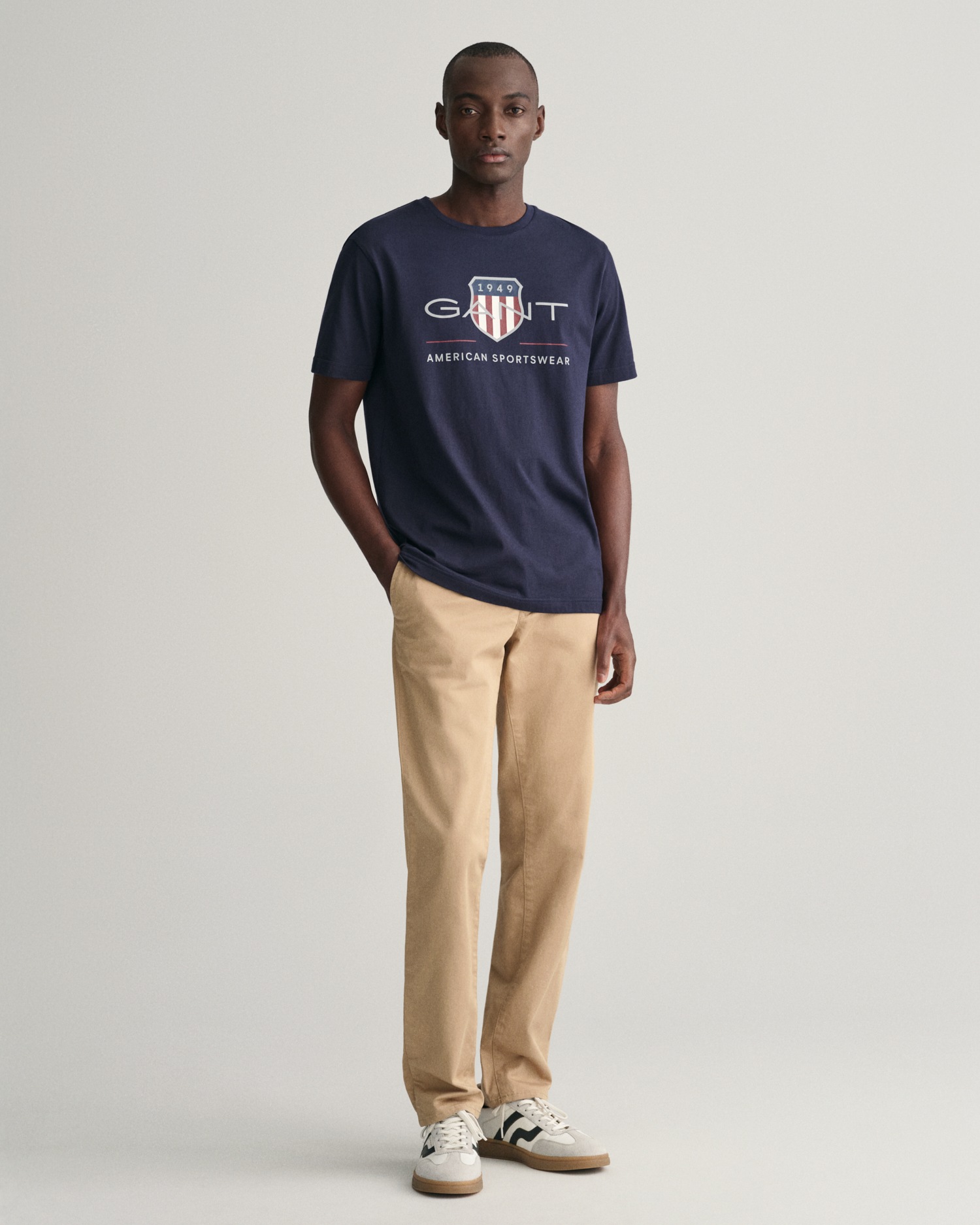 Gant Chinohose »SLIM TWILL CHINOS«  mit gefütterten Seitentaschen