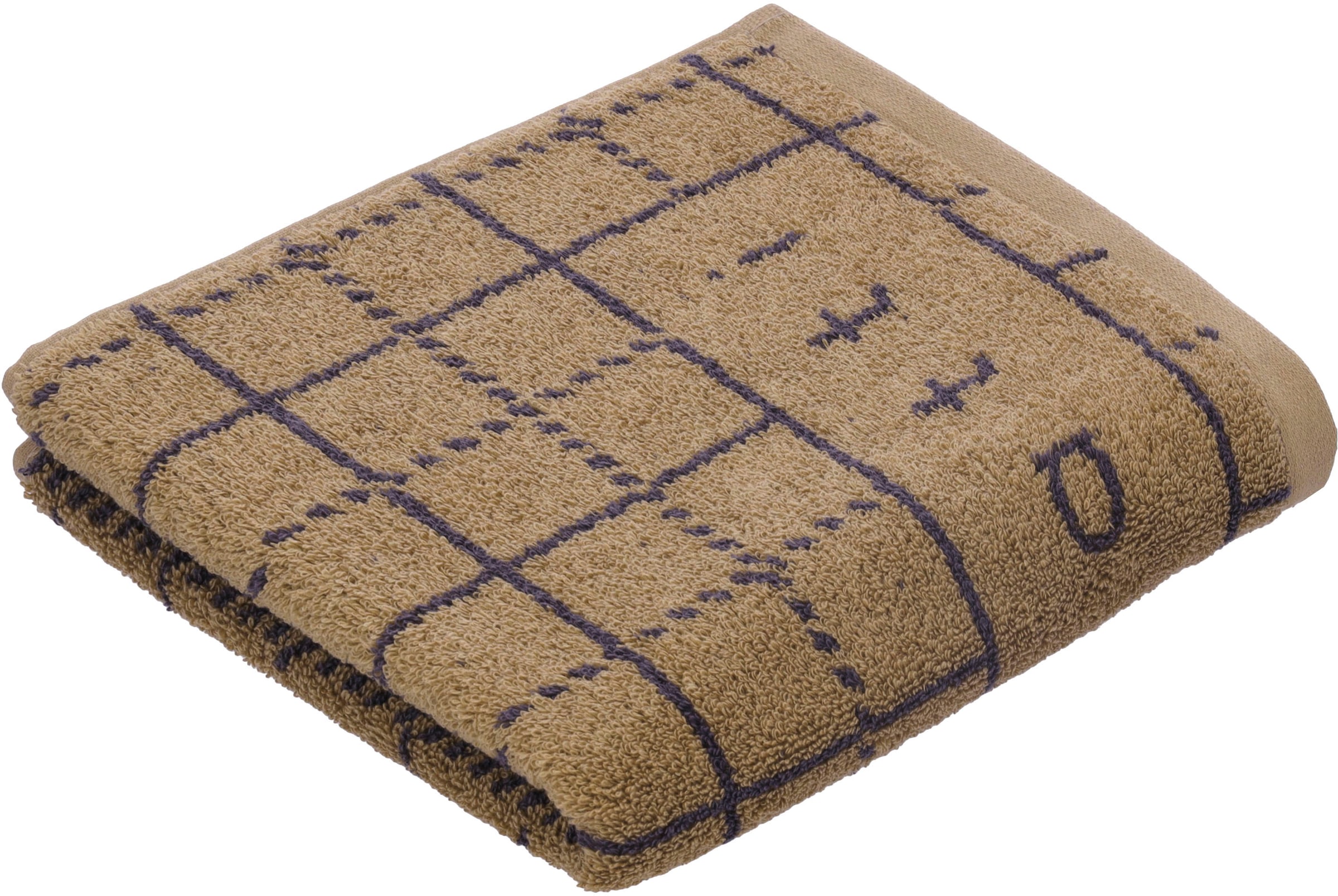 bugatti Handtuch »Perezzi« Jacquard in smartem Karolook