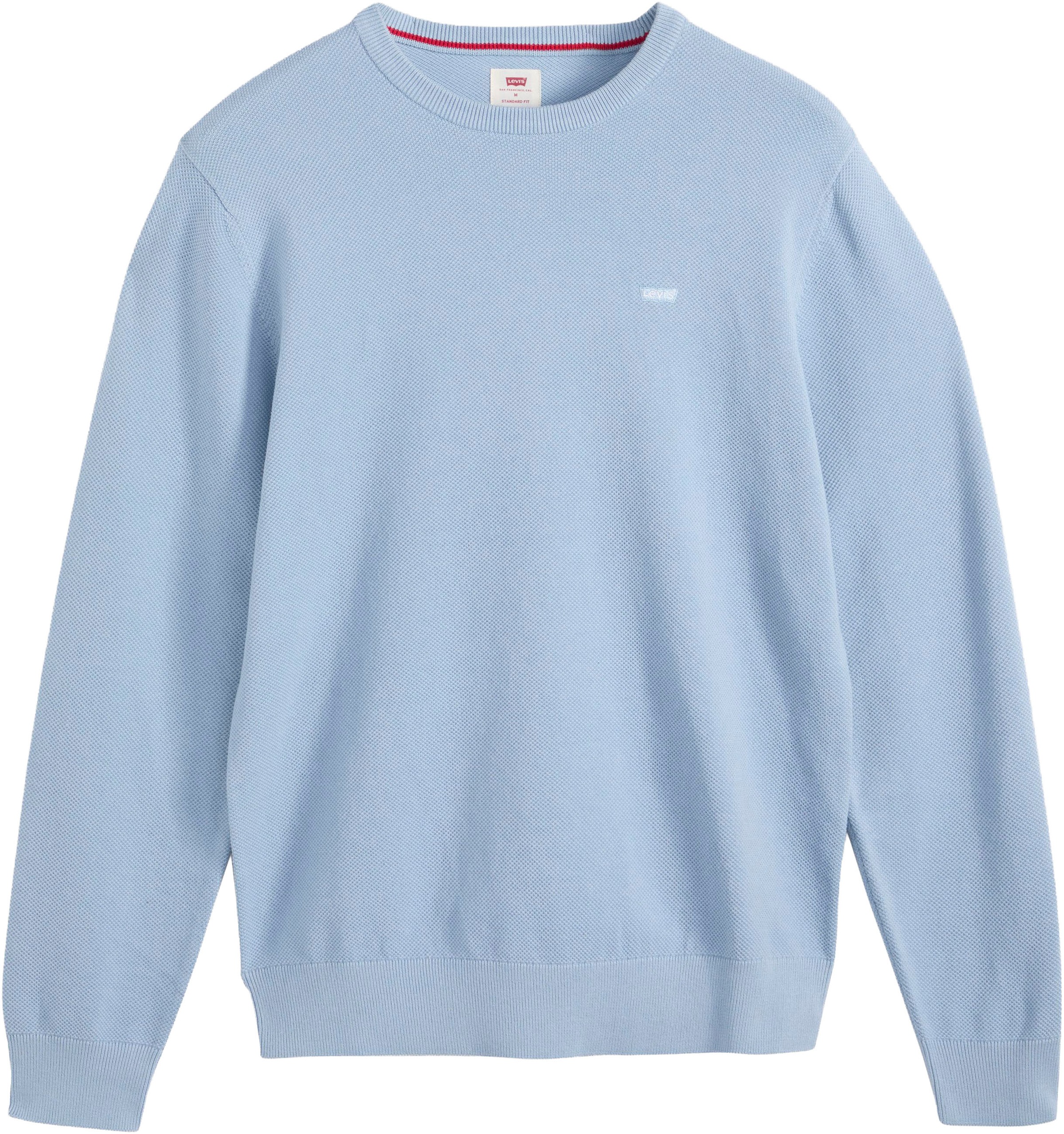 Levi's® Rundhalspullover »LIGHTWEIGHT HM SWEATER« Feingerippte Abschlüsse