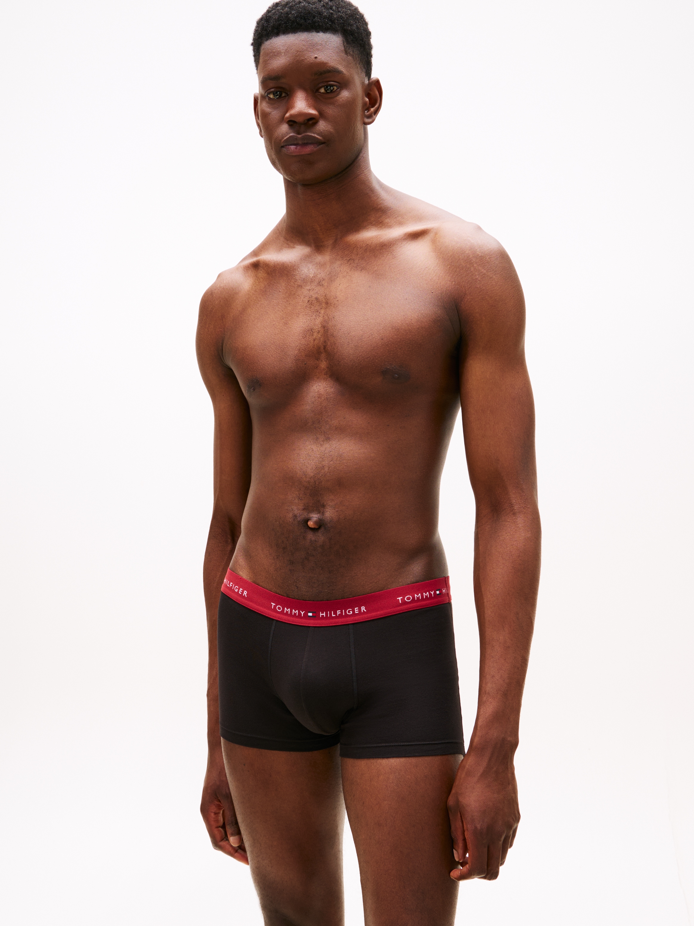 Tommy Hilfiger Underwear Tronc »3P WB TRUNK« Packung, 3er-Pack, 3 cuis mit Logo-Elastikbund