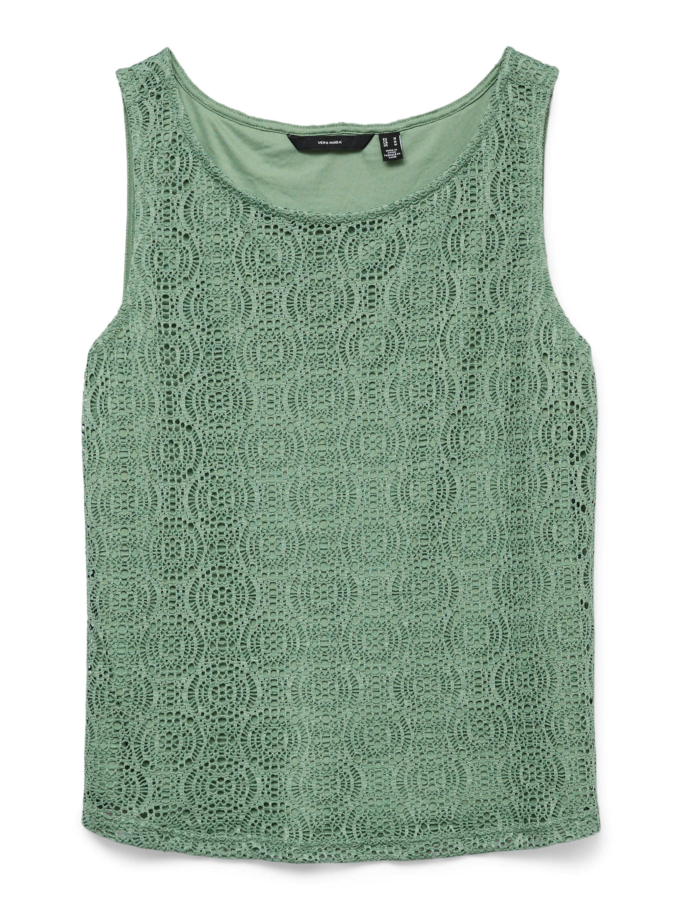 Vero Moda Top en dentelle »VMMAYA TANK TOP JRS VO« mélange de matériaux, coupe régulière