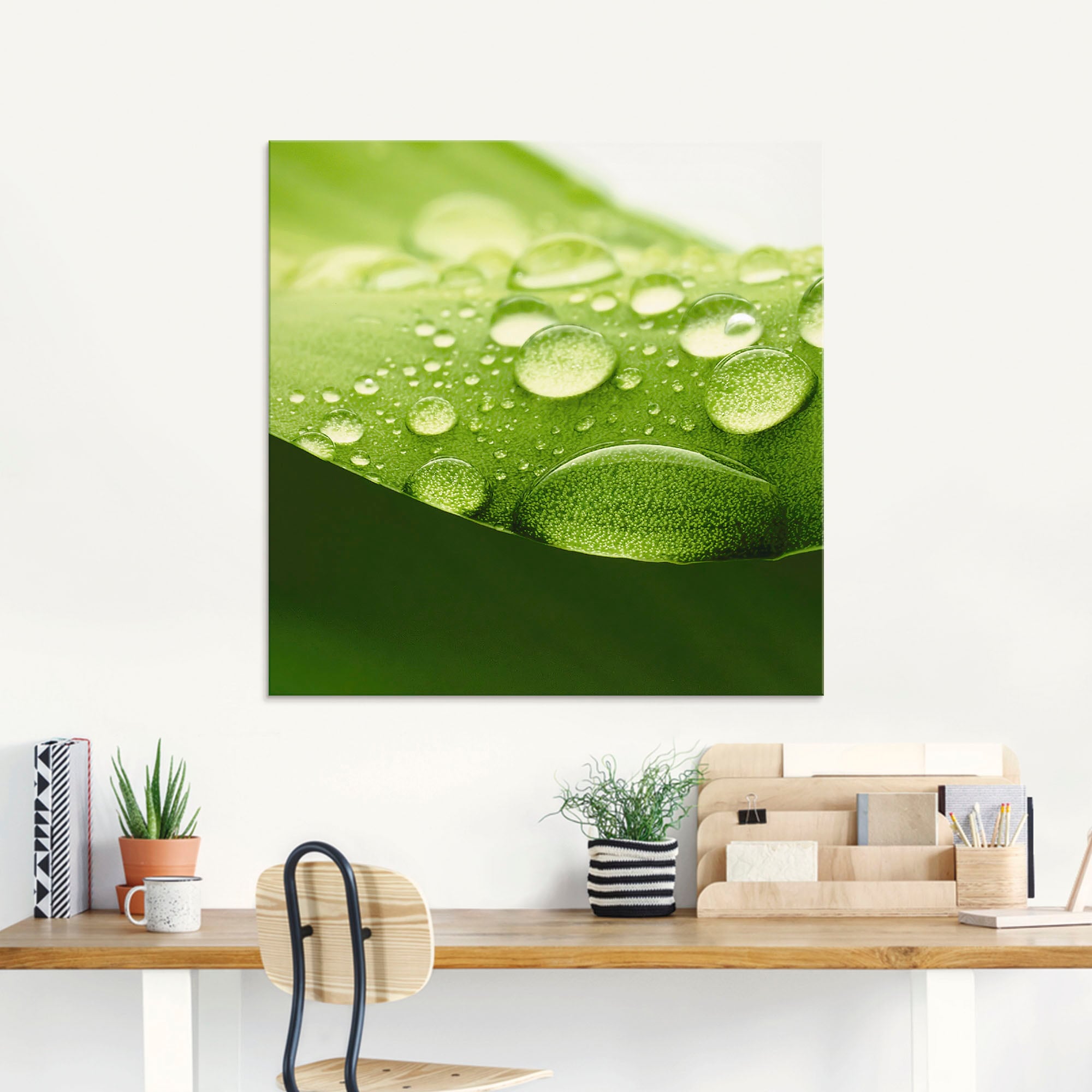 Artland Glasbild »Blatt« Zen 1 Stk. tlg. in verschiedenen Grössen