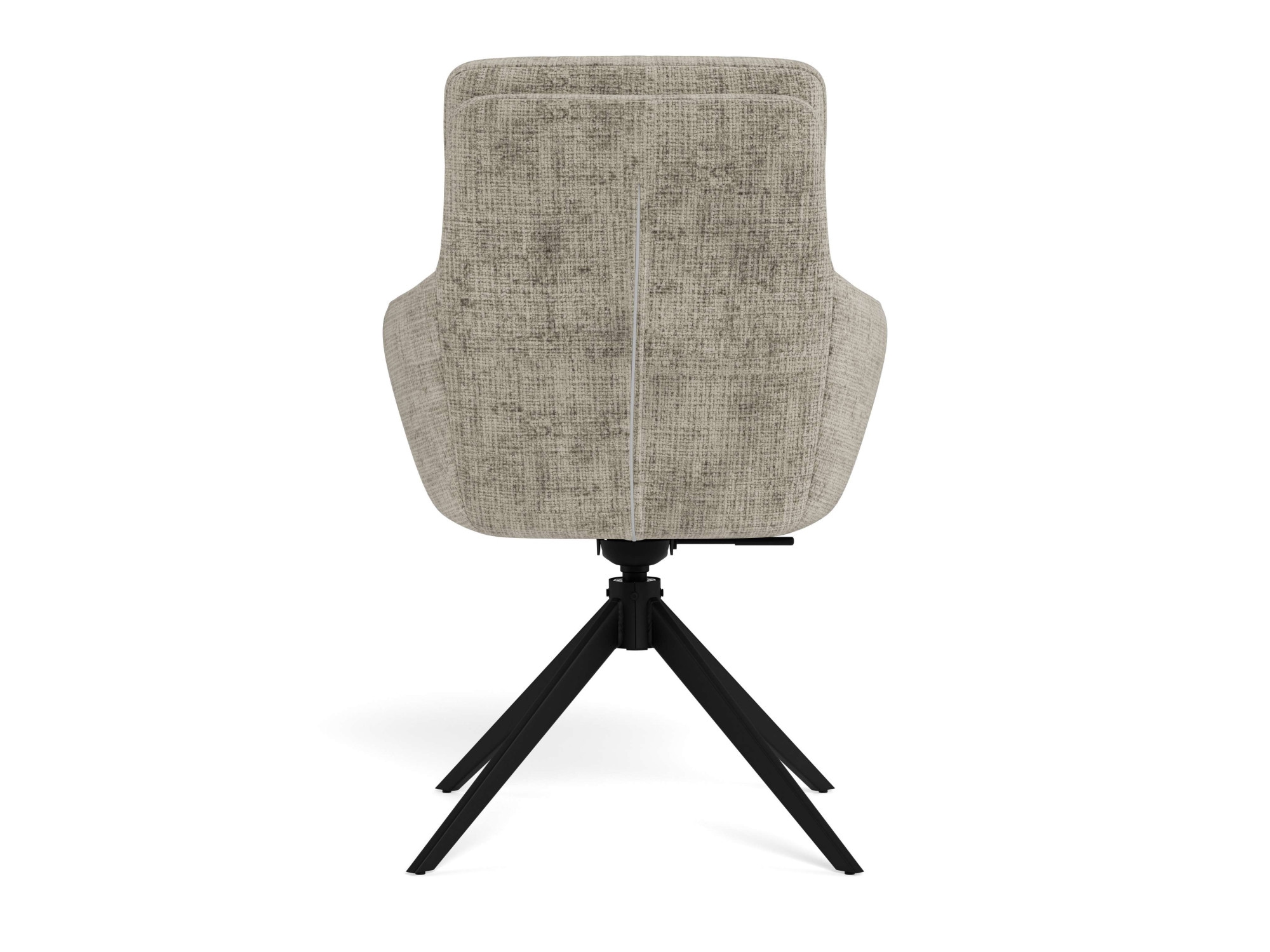 ACTONA GROUP Chaise de salle à manger »Roger, Polsterstuhl, Stuhl, 2er-Set« (Ensemble) 2 cuistissu gris, accoudoirs, rembourrage, fonction pivotante et basculante, FSC™