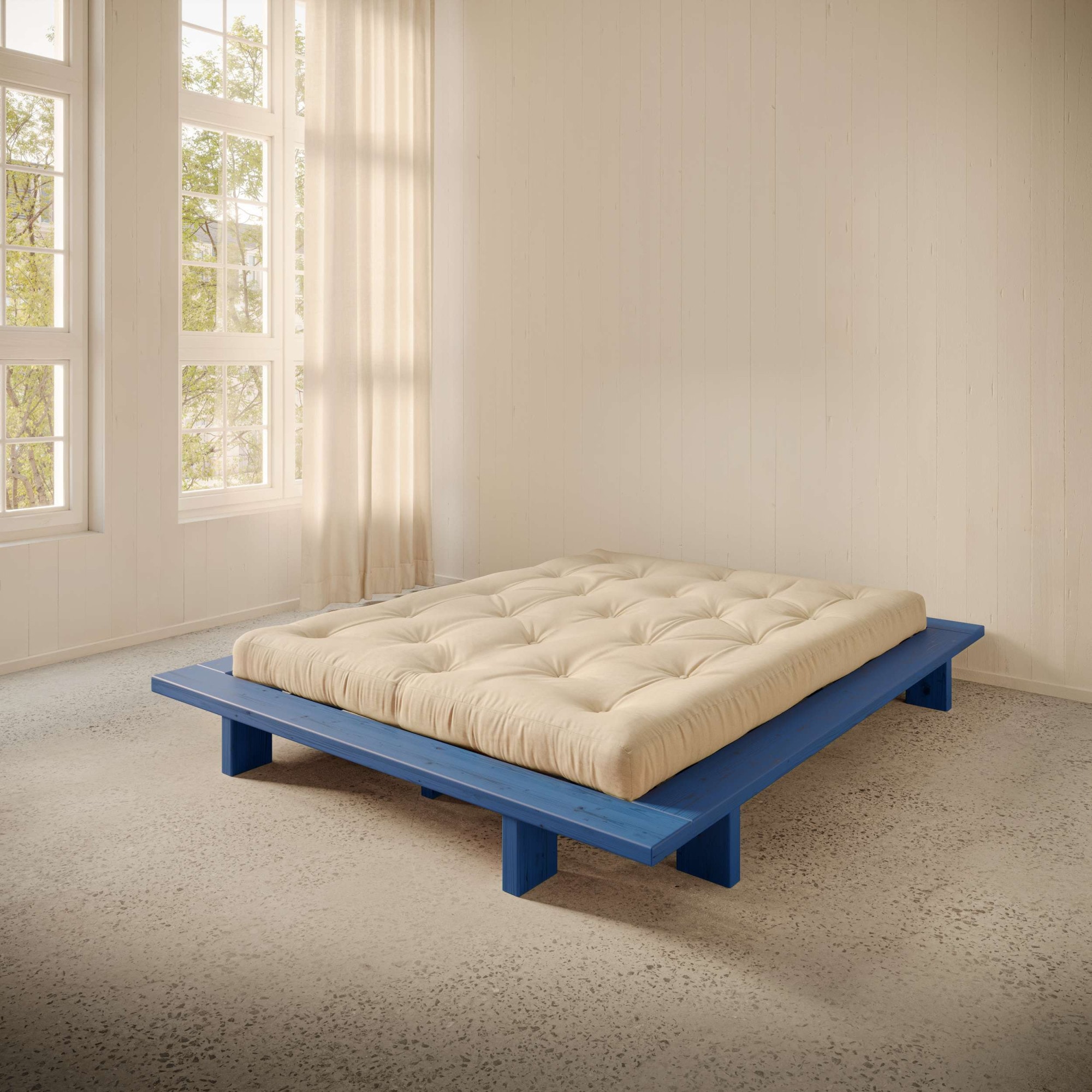 Karup Design »Bettgestell JAPAN BED Futonbett aus FSC®-zertifiziertem Massivholz« Mit Lattenrost,  zeitlos, bequem & in mehreren Farben und Grössen erhältlich