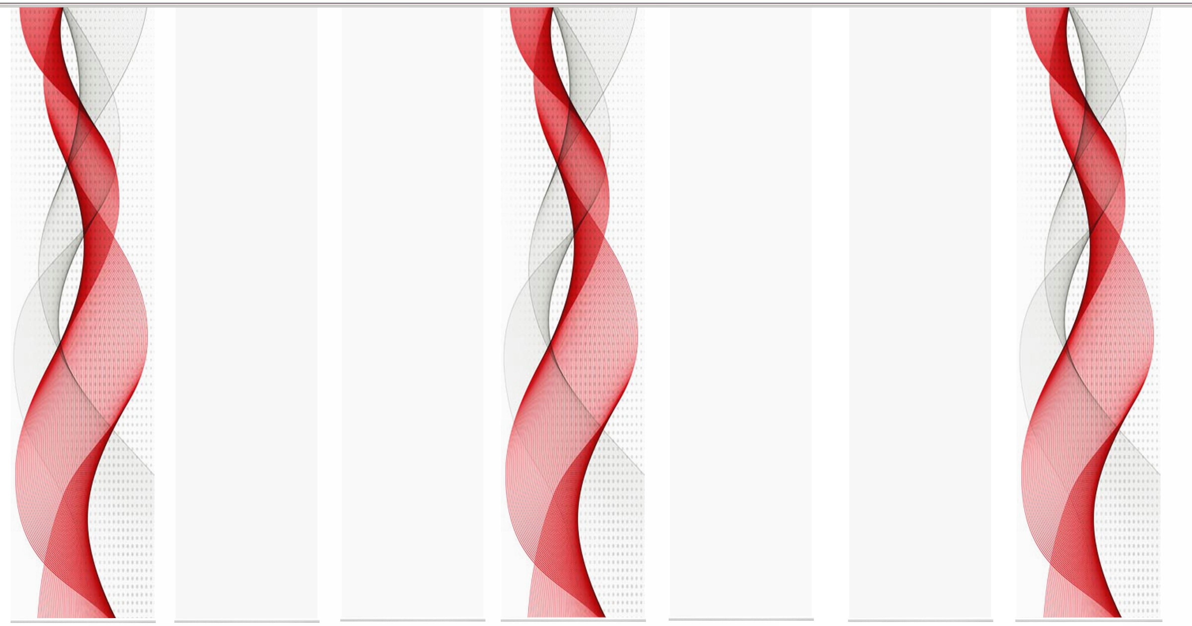 HOME WOHNIDEEN Rideau coulissant »OPALIA 7ER SET« Support de panneau 7 cuis tlg. HxB: 245x60