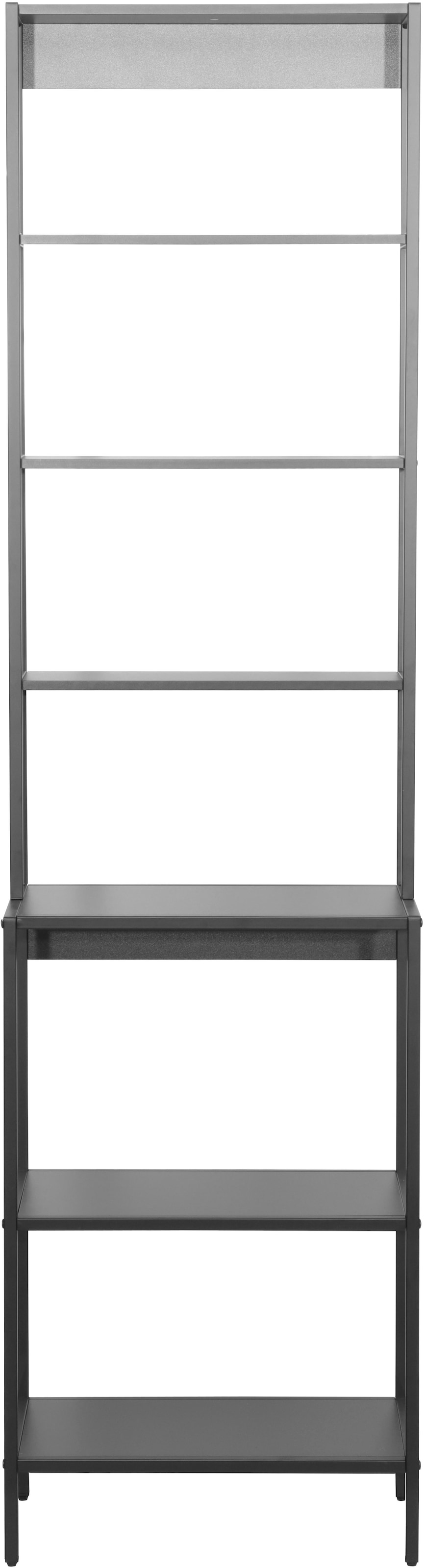 welltime Étagère de salle de bain »Lodi« 1 cuis tlg. Hochregal mit Metallrahmen, 6 Böden - (B/T/H) 51/30/190 cm