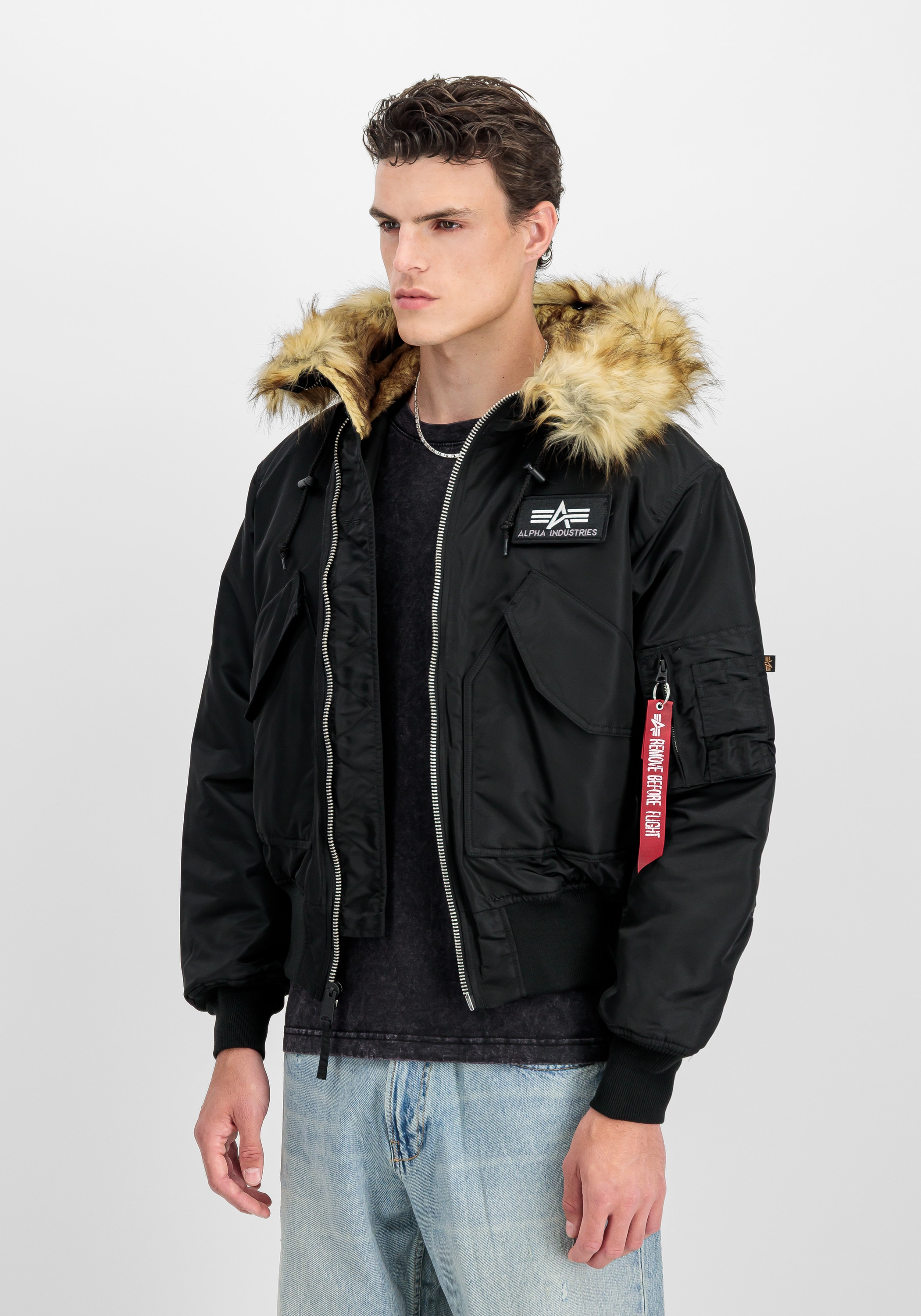 Alpha Industries Veste d'hiver »45/P Hooded Custom«