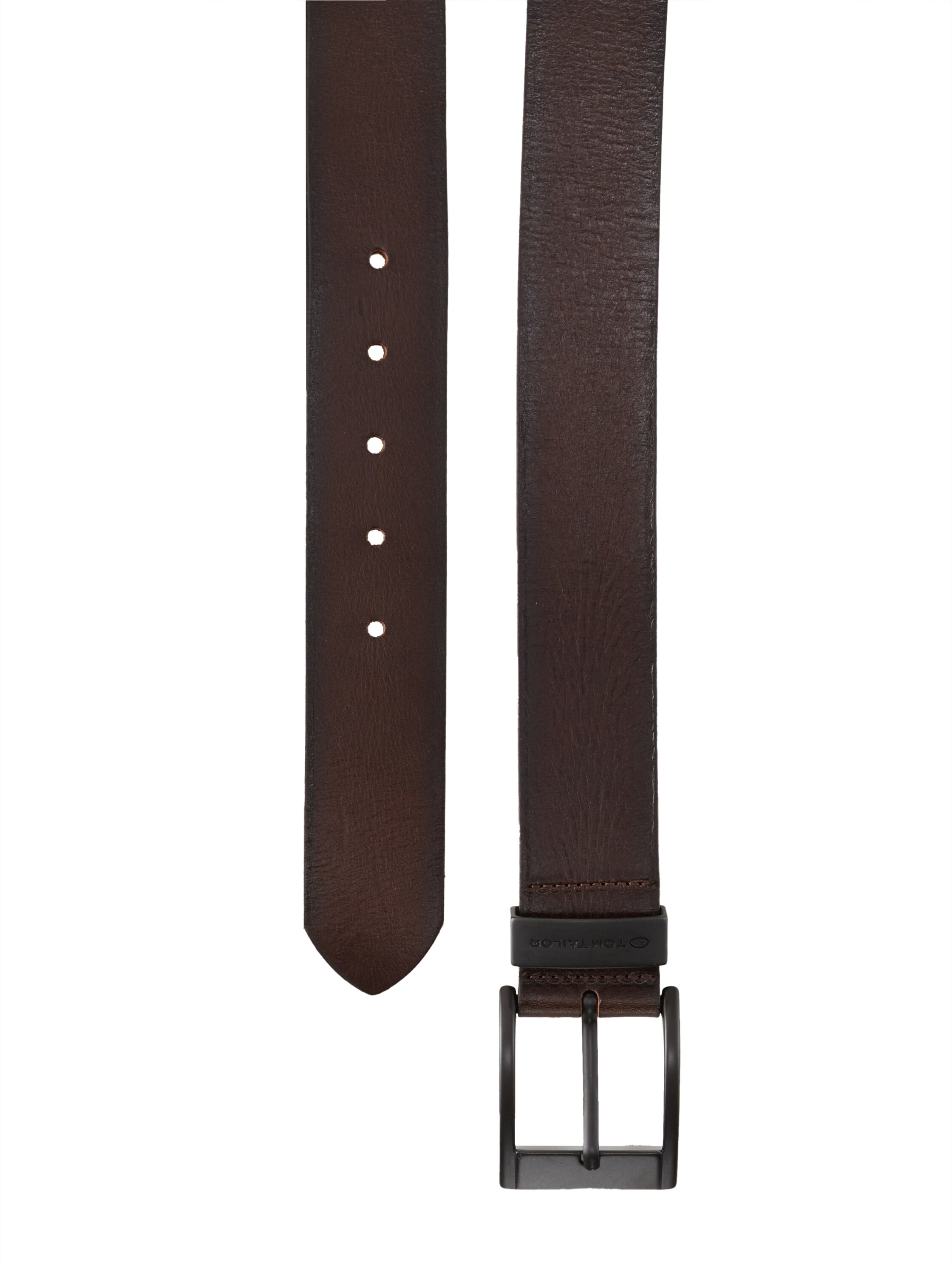 TOM TAILOR Ceinture en cuir »TTTHOMAS«, 4 cm breiter Herrengürtel, Casual und Jeans Look, bis Gr. 120