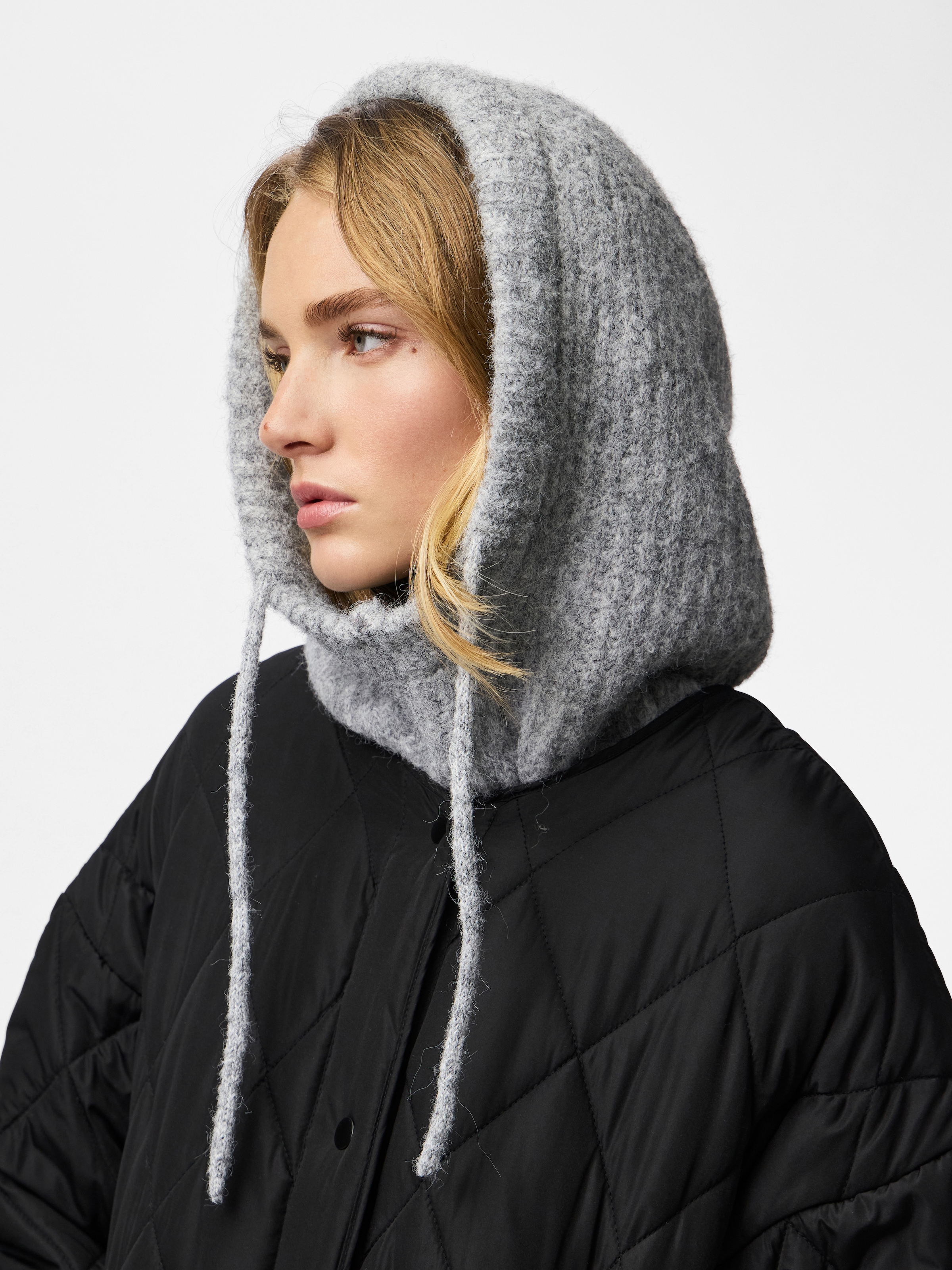 pieces Strickmütze »PCNAMBI BALACLAVA NOOS BC« Materialmix
