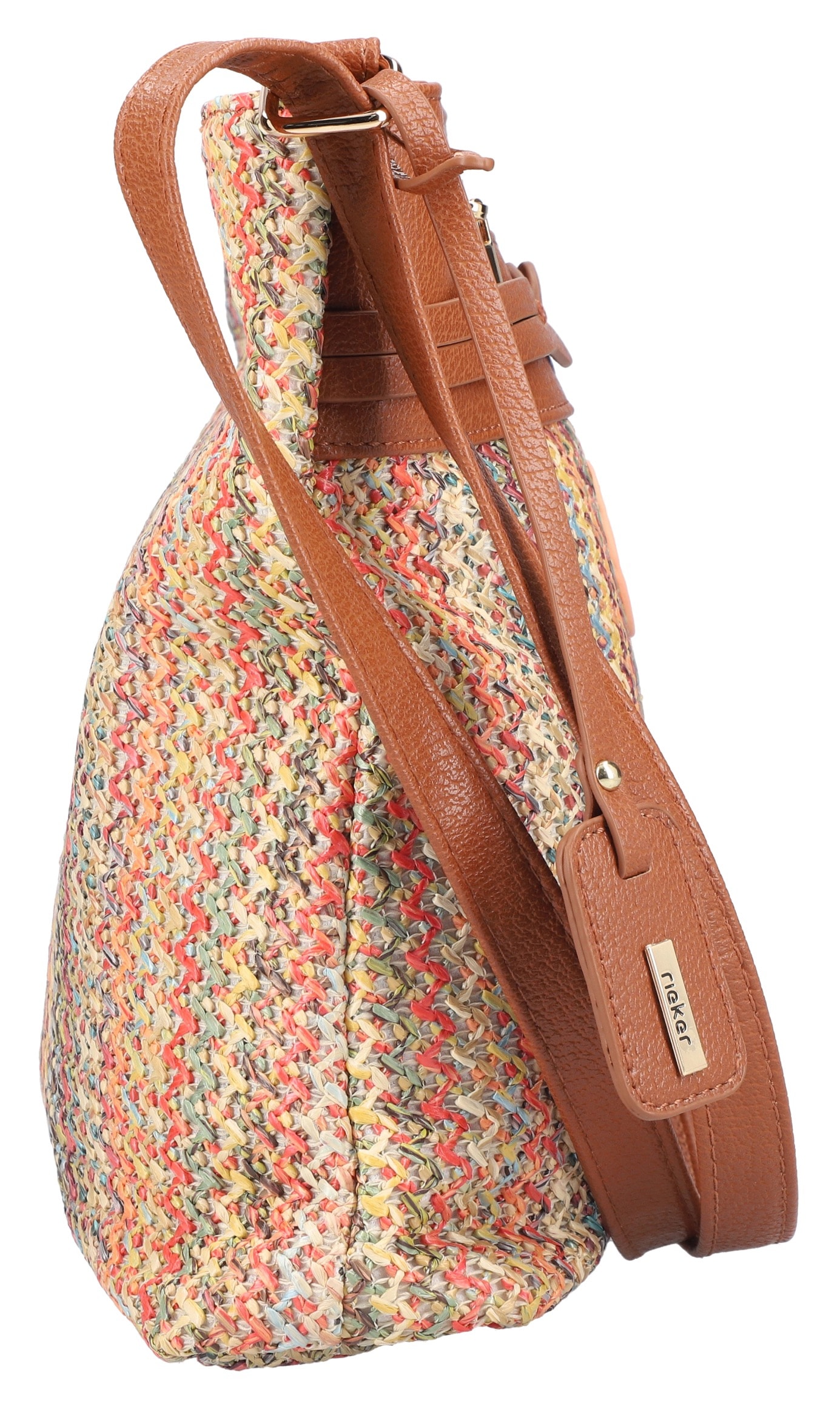 Rieker Sac à bandoulière sac d'épaule, sac femme avec pendentif logo amovible