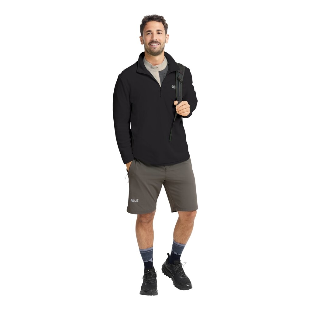 Jack Wolfskin Fleecepullover »TAUNUS 100 HZ M«, mit Reissverschluss, wasserabweisend, windabweisend, atmungsaktiv
