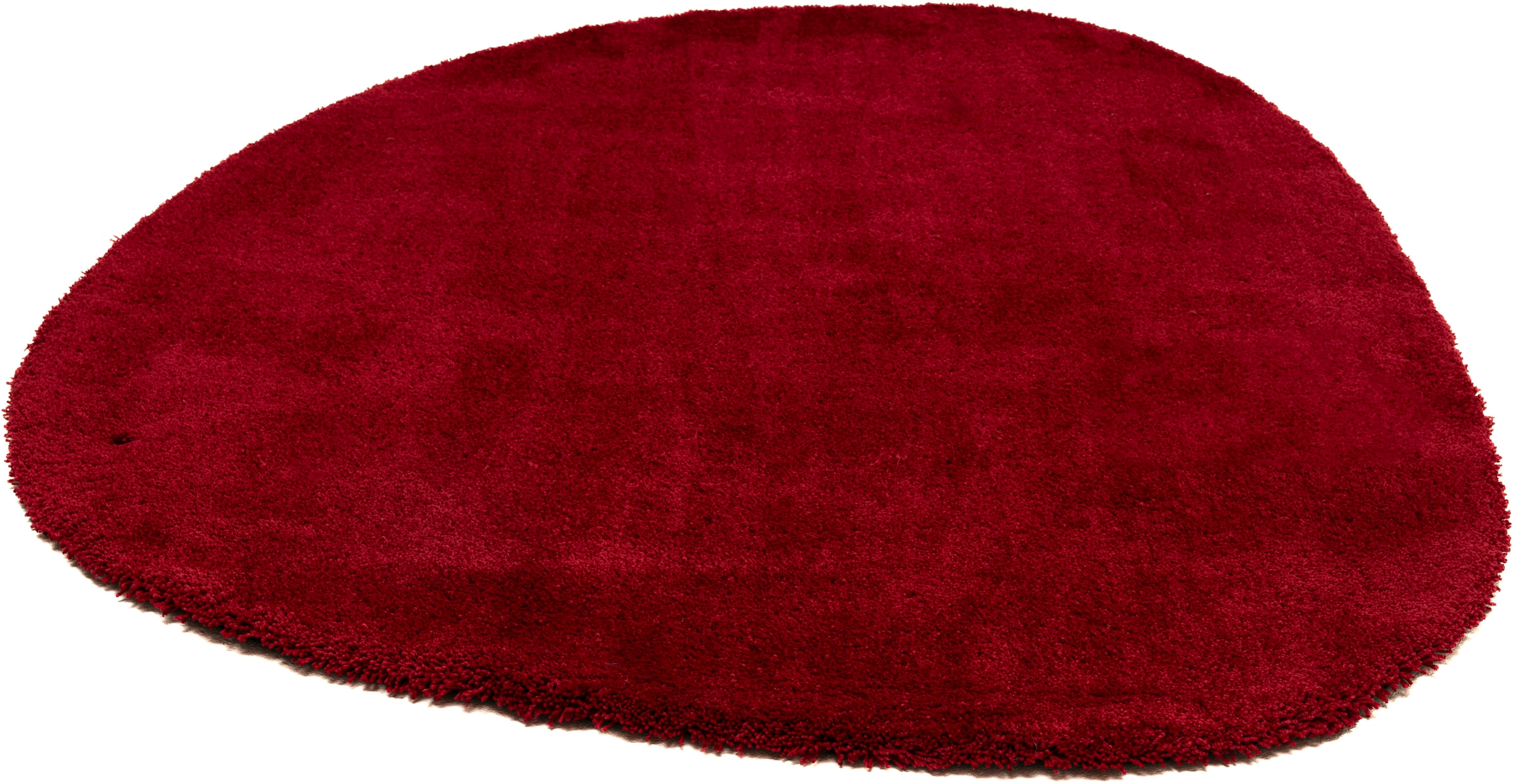 TOM TAILOR HOME Tapis à poils longs »Shaggy Teppich Cozy« ovale 25 mm Höhe Uni Farben, auch in Pastell Farben, weich & kuschelig, organische Form